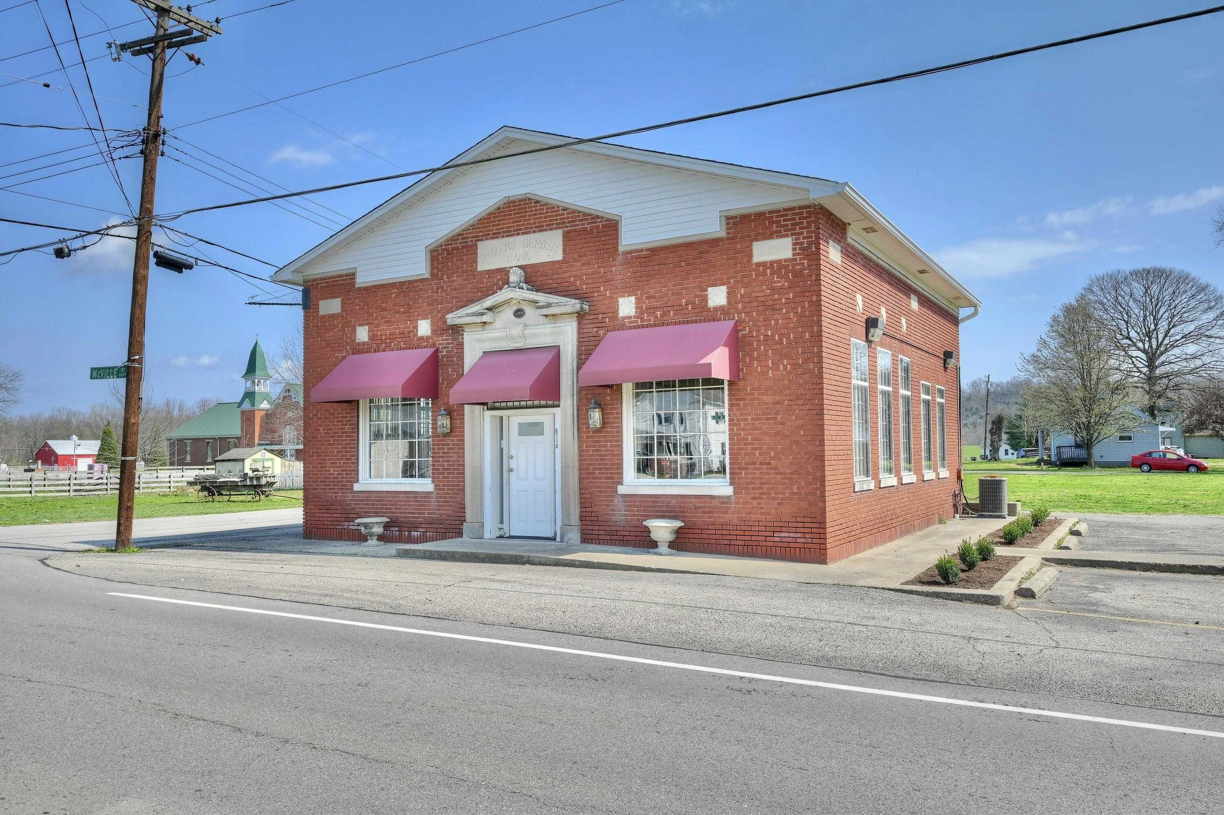 A Former Bank Built in 1926 in Burlington, KY - $220,000