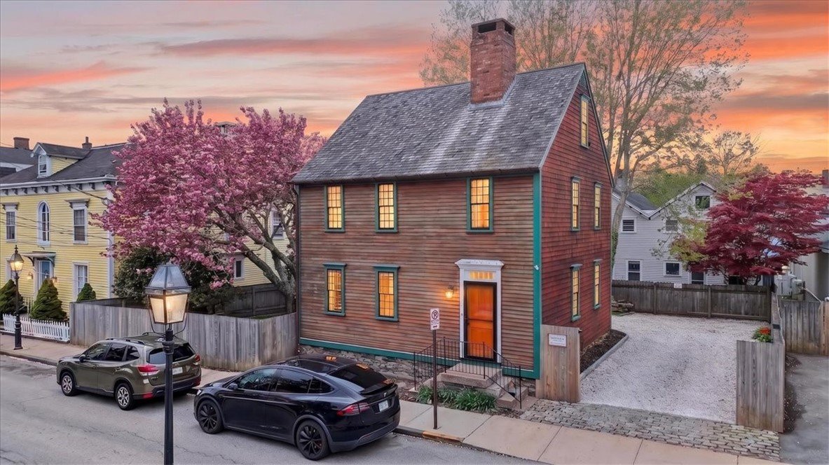 A 1978 Post and Beam Built Home in Newport, RI - $1,499,777