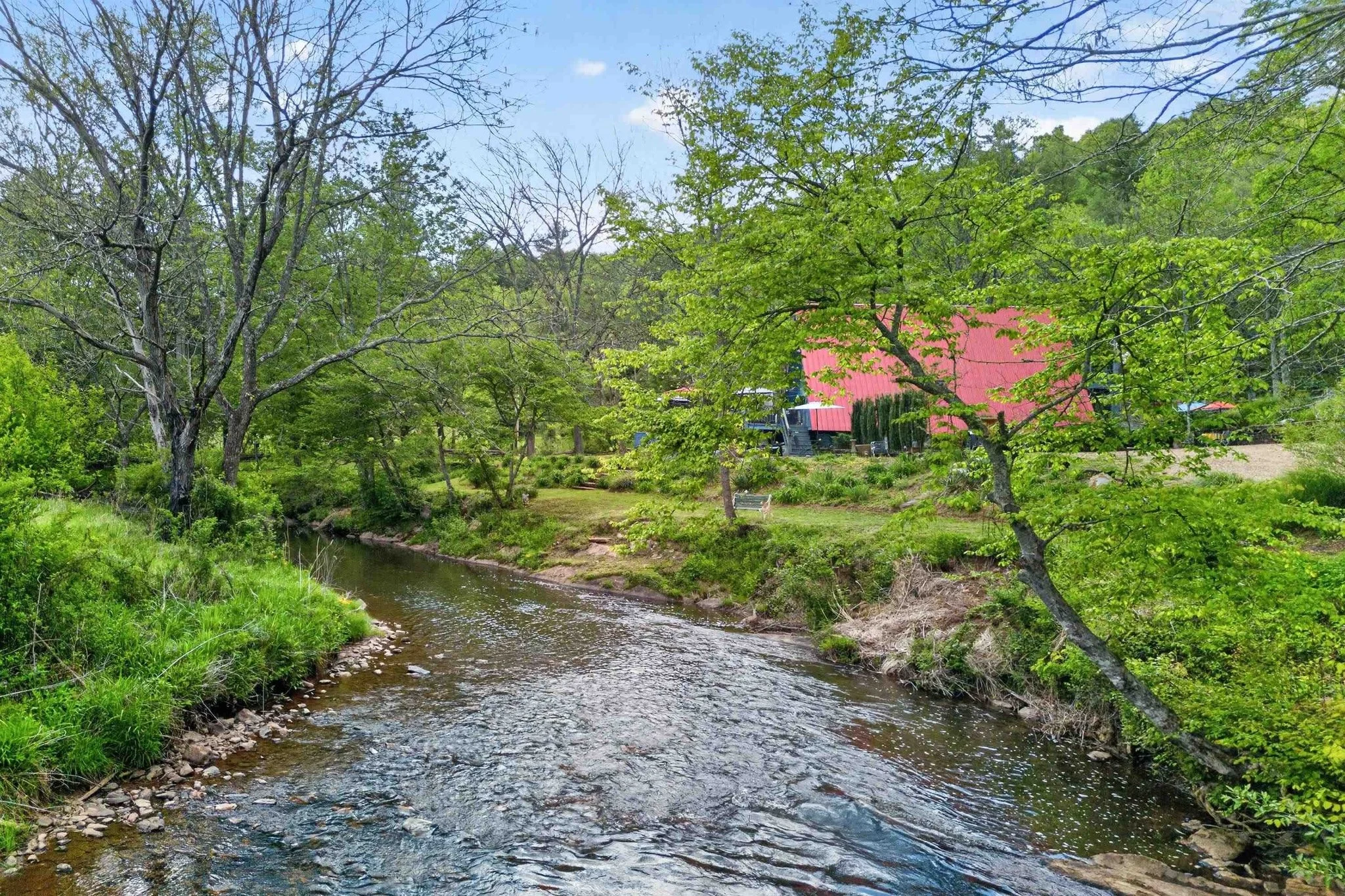 Two Homes on the Burks Fork Creek - $550,000