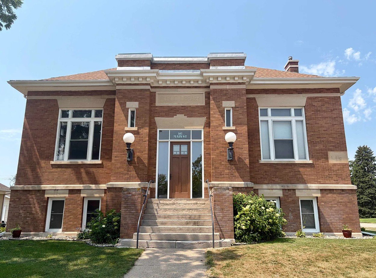 A 1911 Carnegie Library in Neligh, NE - $369,000