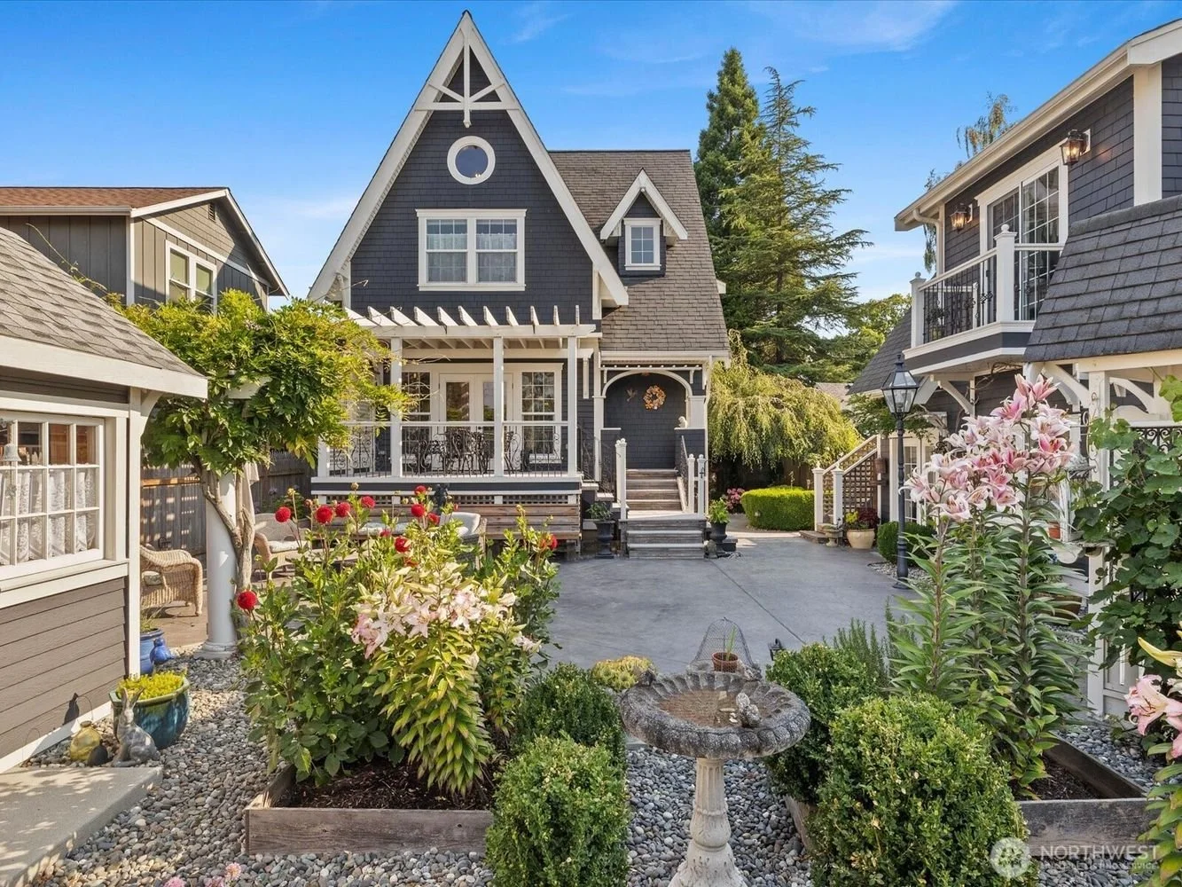 Centered Around a Charming Garden in La Conner, WA - $825,000