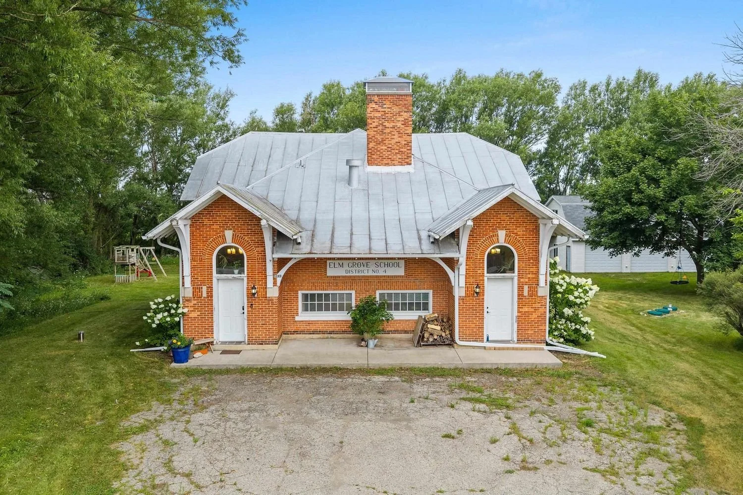 Converted Schoolhouse in New Franken, WI - $380,000
