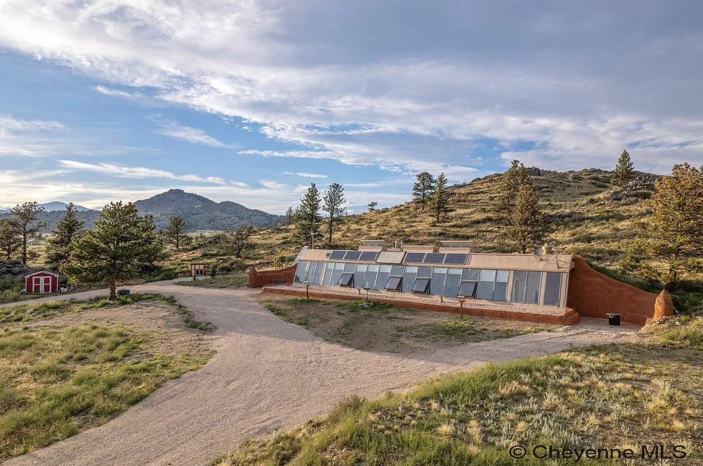 A Peaceful Earthship Home on Over 55 Acres - $625,000