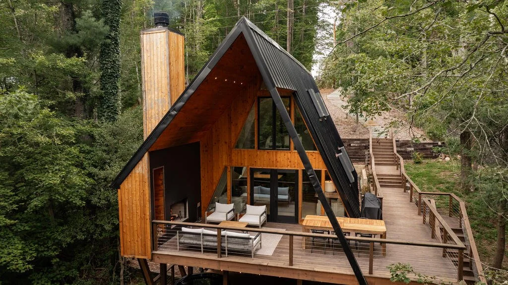 An A-Frame in Blue Ridge, GA - $1,200,000