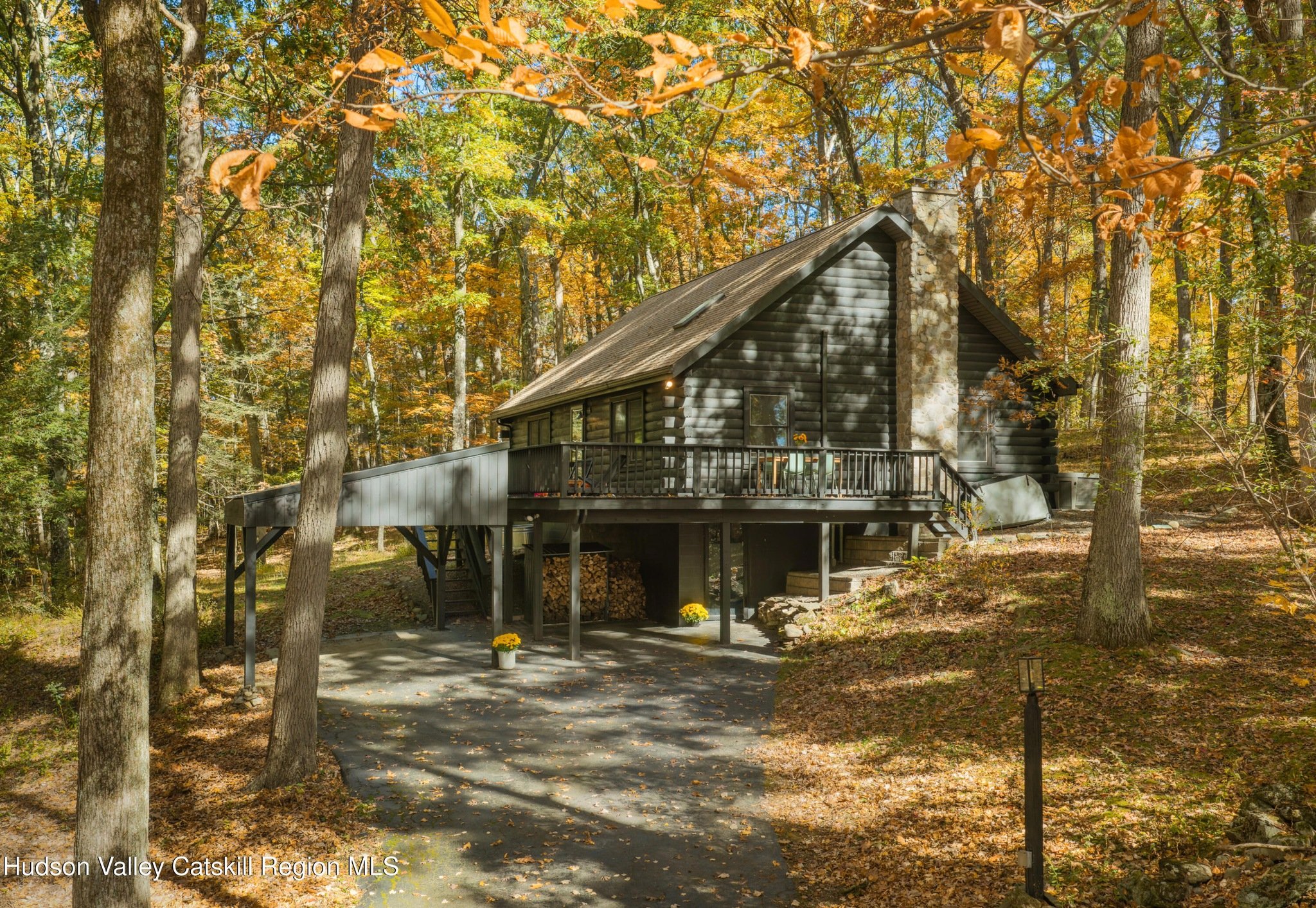 A Log Cabin on 2 Acres in Ravena, NY - $398,000