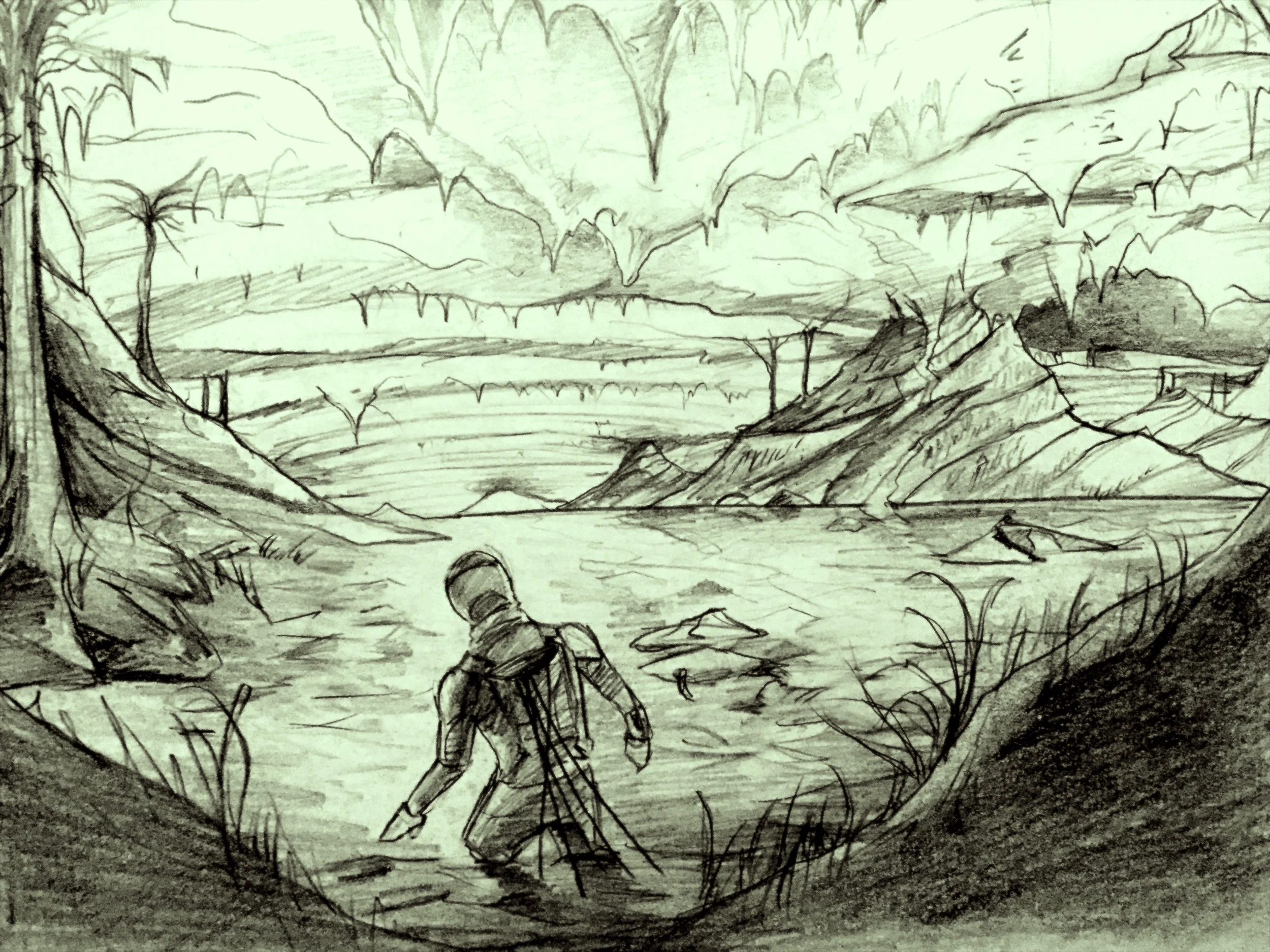  This personal project was inspired by an early draft of Jonathan Nolan's script,&nbsp;  Interstellar.   