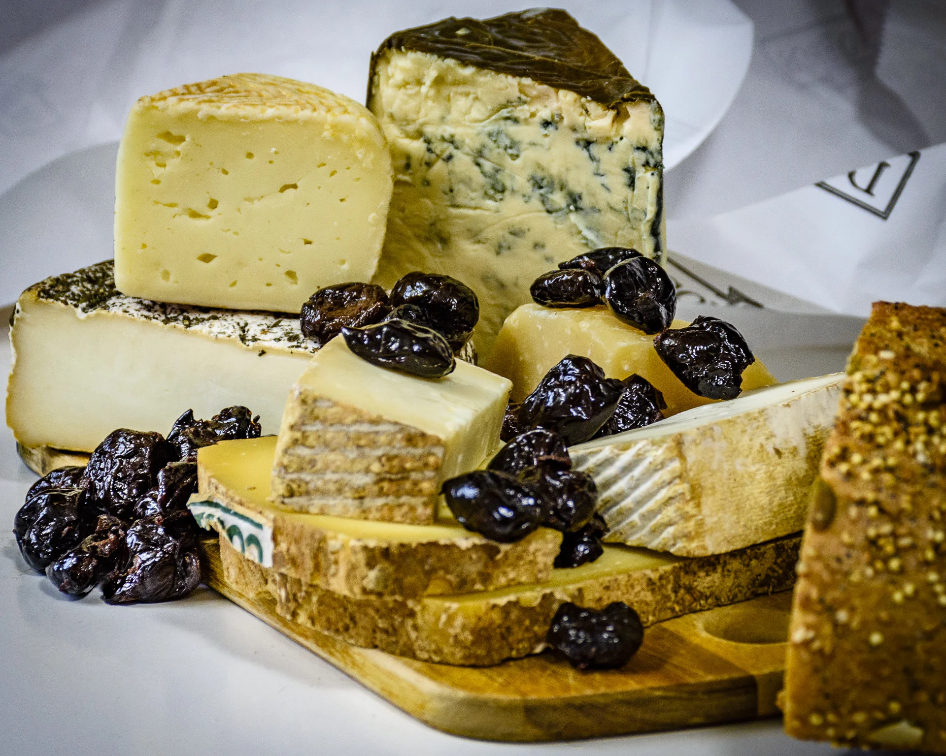 Cheeses & Bread & Olives