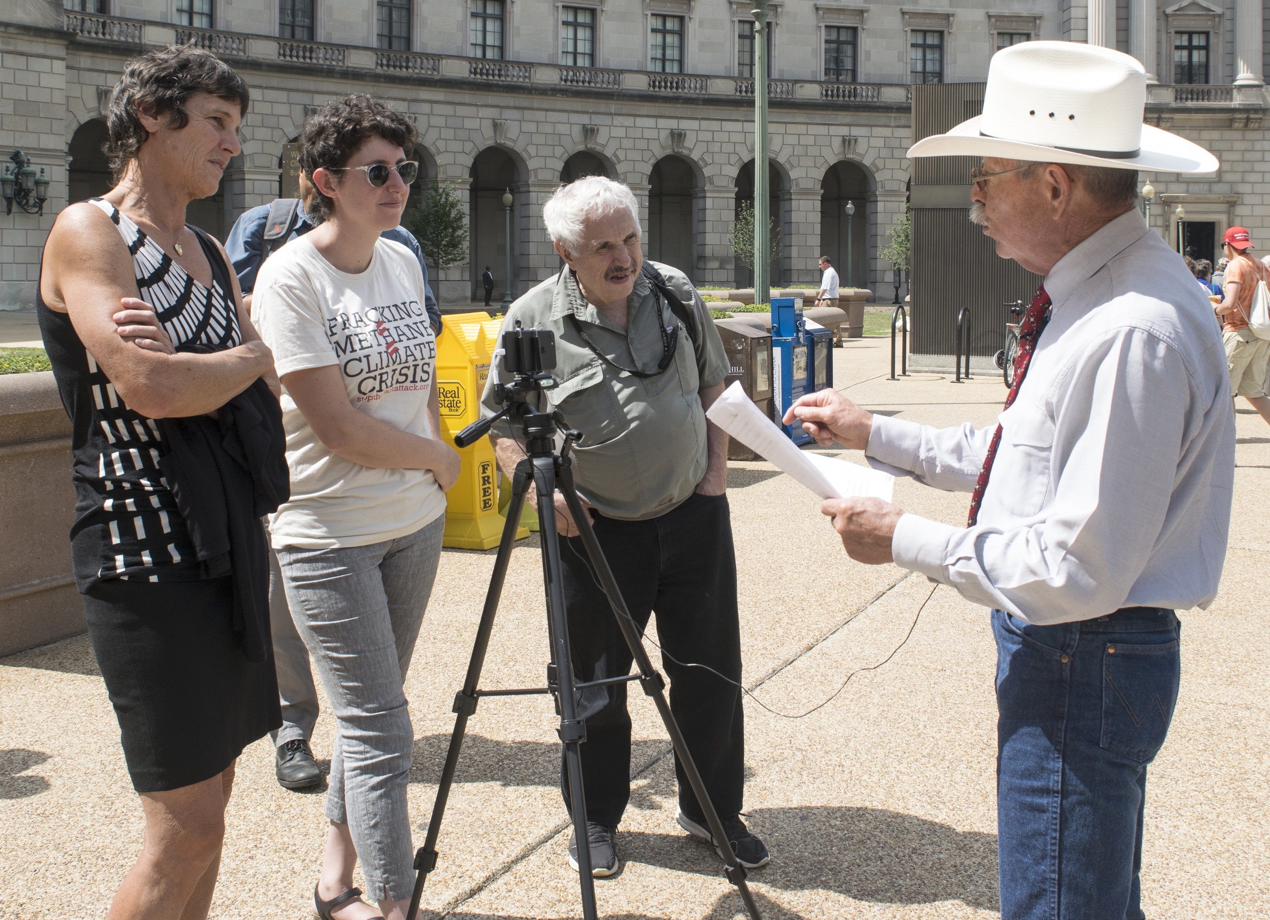 Don Schreiber, resident of Rio Arriba County, New Mexico, shares his testimony in front of Facebook live. He urges Scott Pruitt, EPA's administrator, to "come to New Mexico, come to the Devil Springs Ranch, see those wells and smell them, meet our grandchildren and children, meet my friends and neighbors and see how much this rule means to us." 