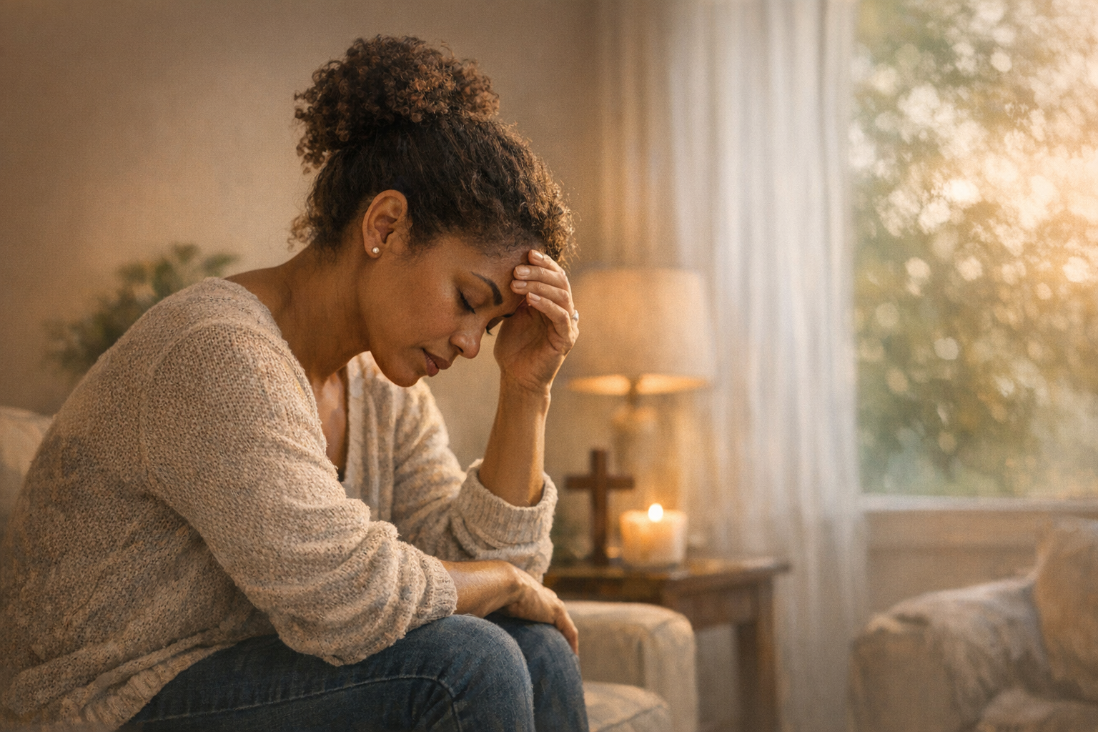 woman with depression symptoms in Tampa, FL