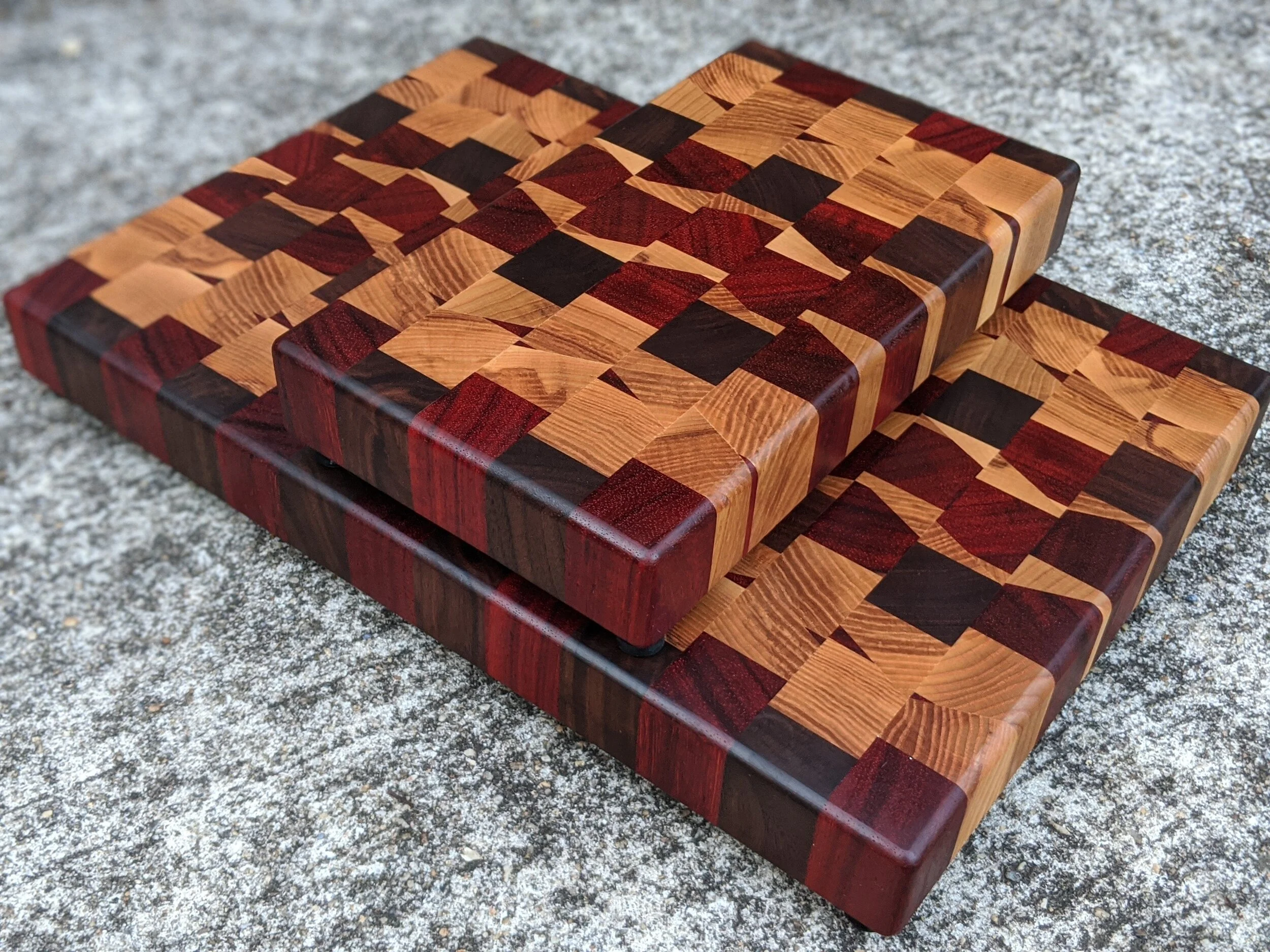 Customized Endgrain Cutting Board Kraftedbyengineer