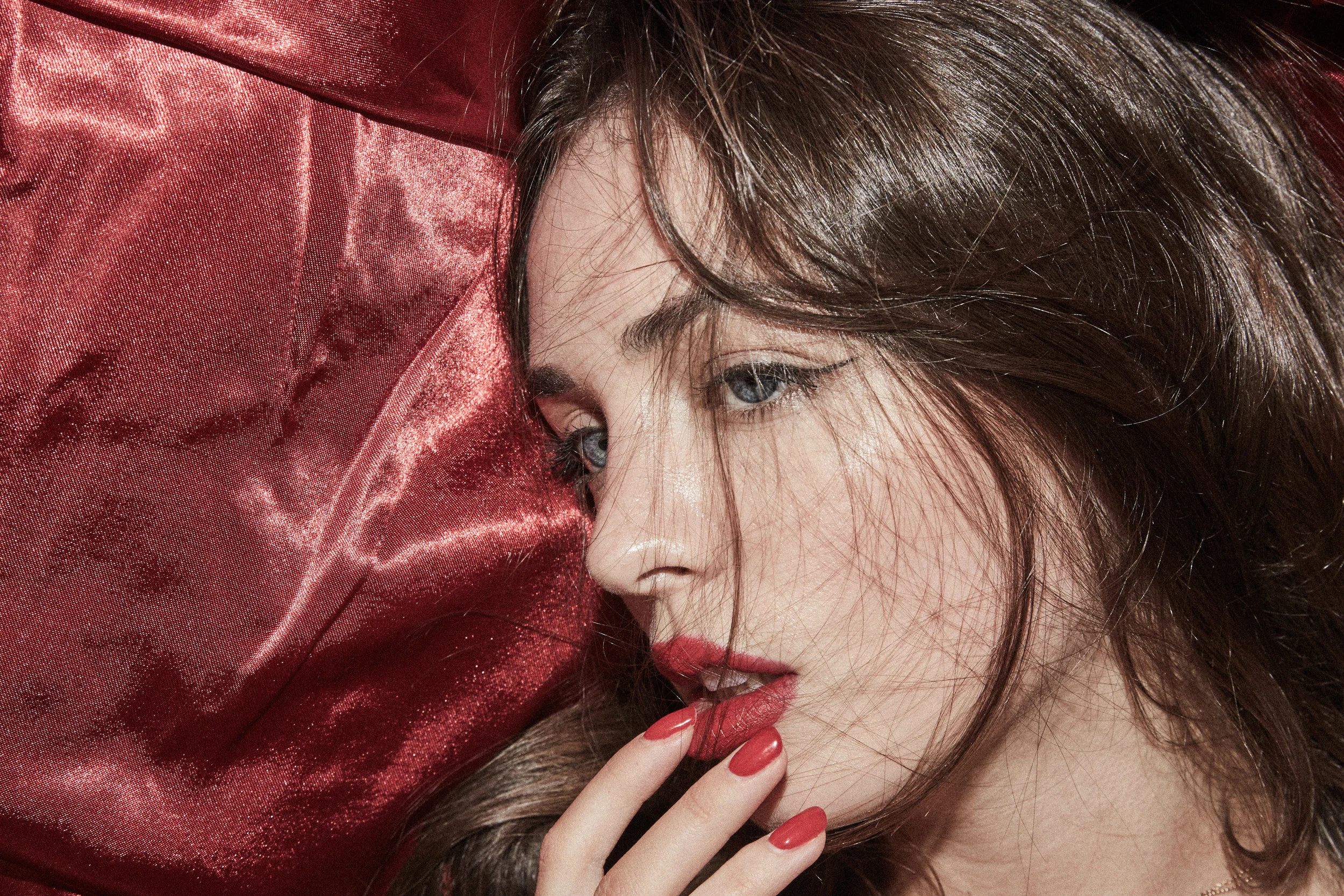 Madison Chertow Armani Beauty Maestro 400 Zara bagatiba red lipstick