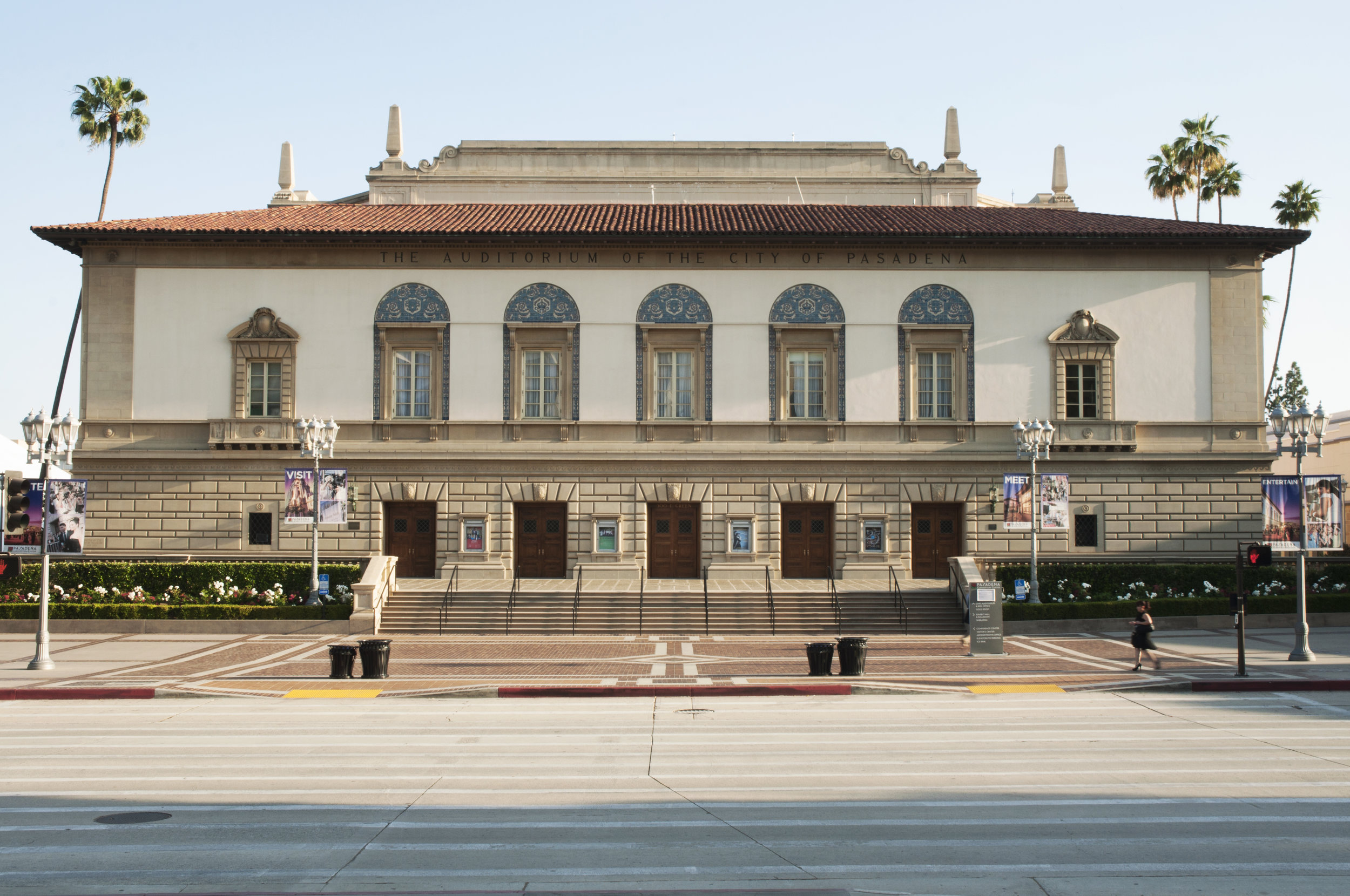 Front view of Pasadena Civic Center