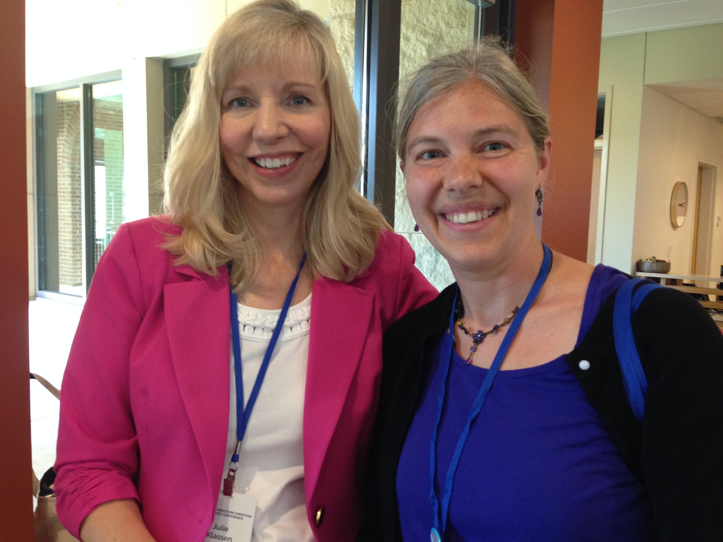 Julie Klassen and Yours Truly!! 
