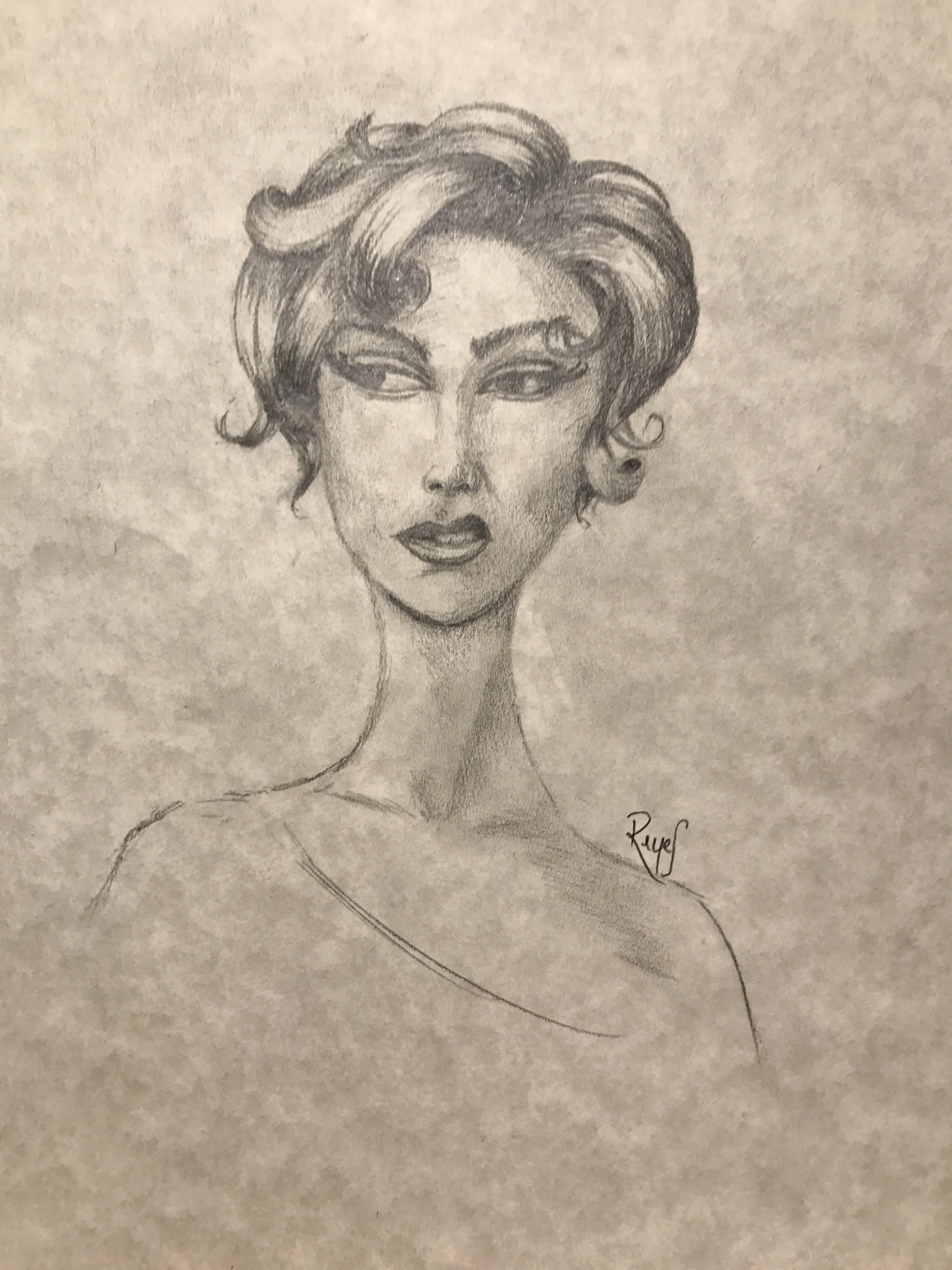 Scowling Woman