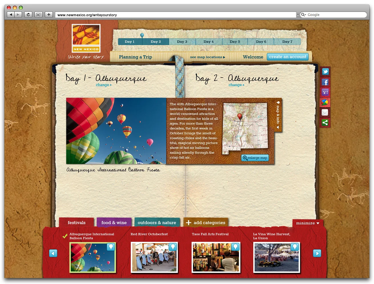 Write Your Story Trip Planner