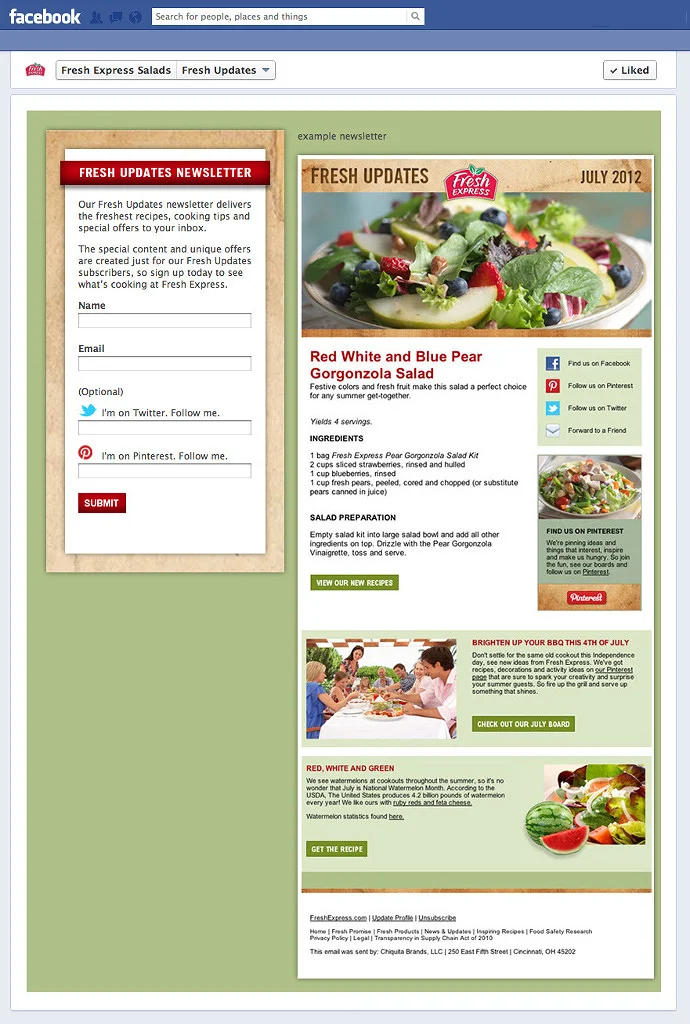 Email Sign Up