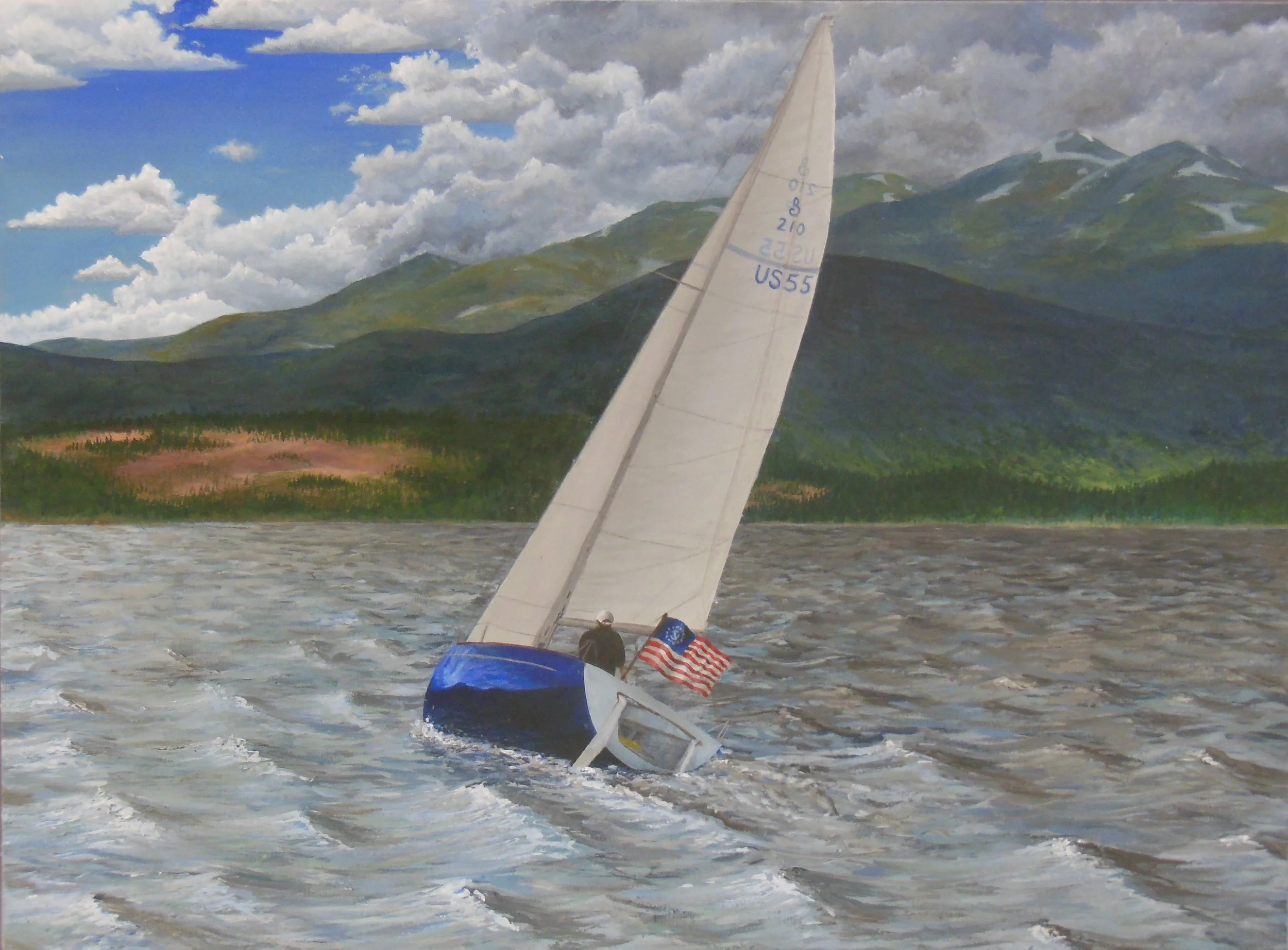 Pelican3 in Dillon | 2013 | Acrylic on Canvas | 36” x 25” | SOLD