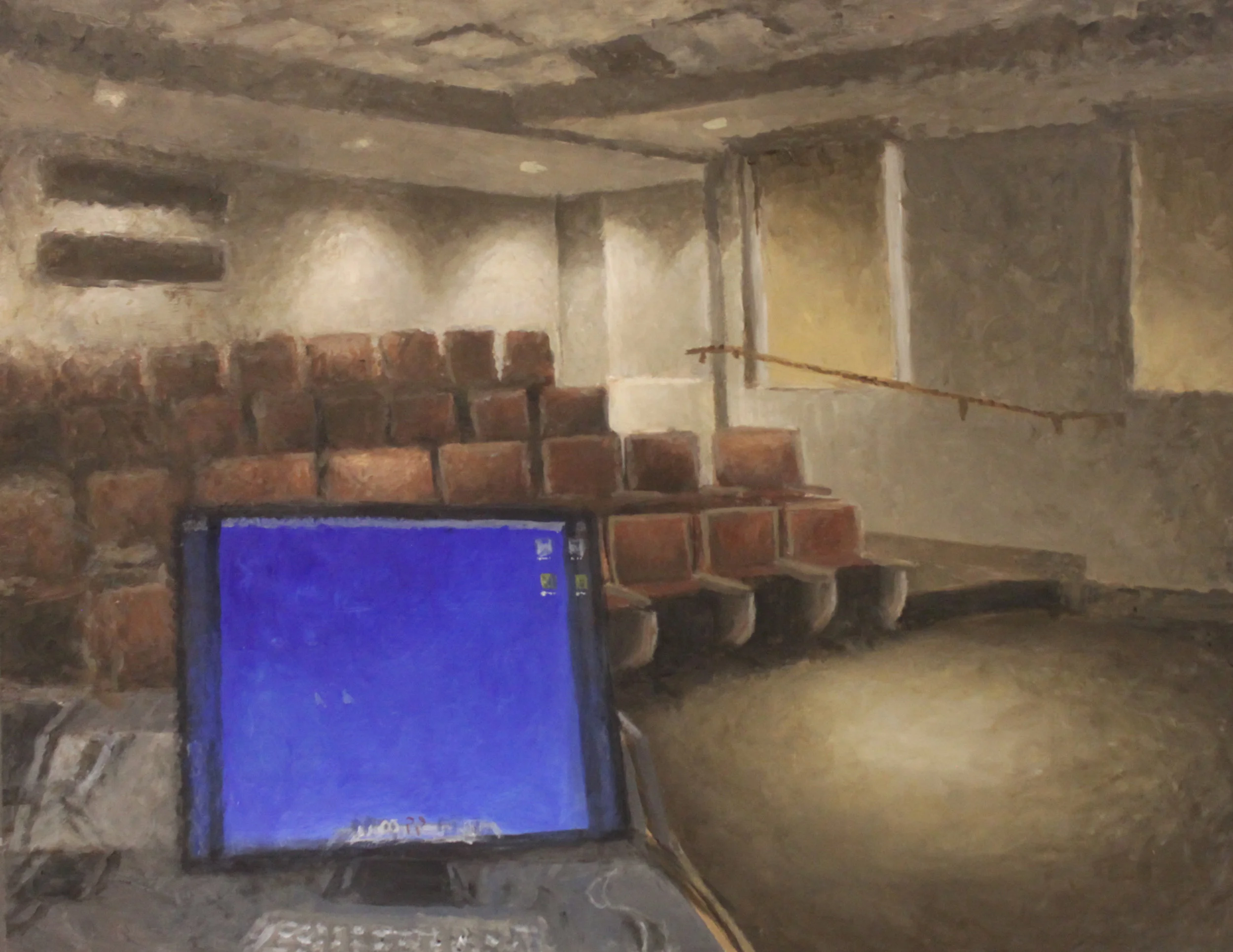 Vacant Tutor Session | 2015 | Open Acrylic on Panel | 14" x 18"