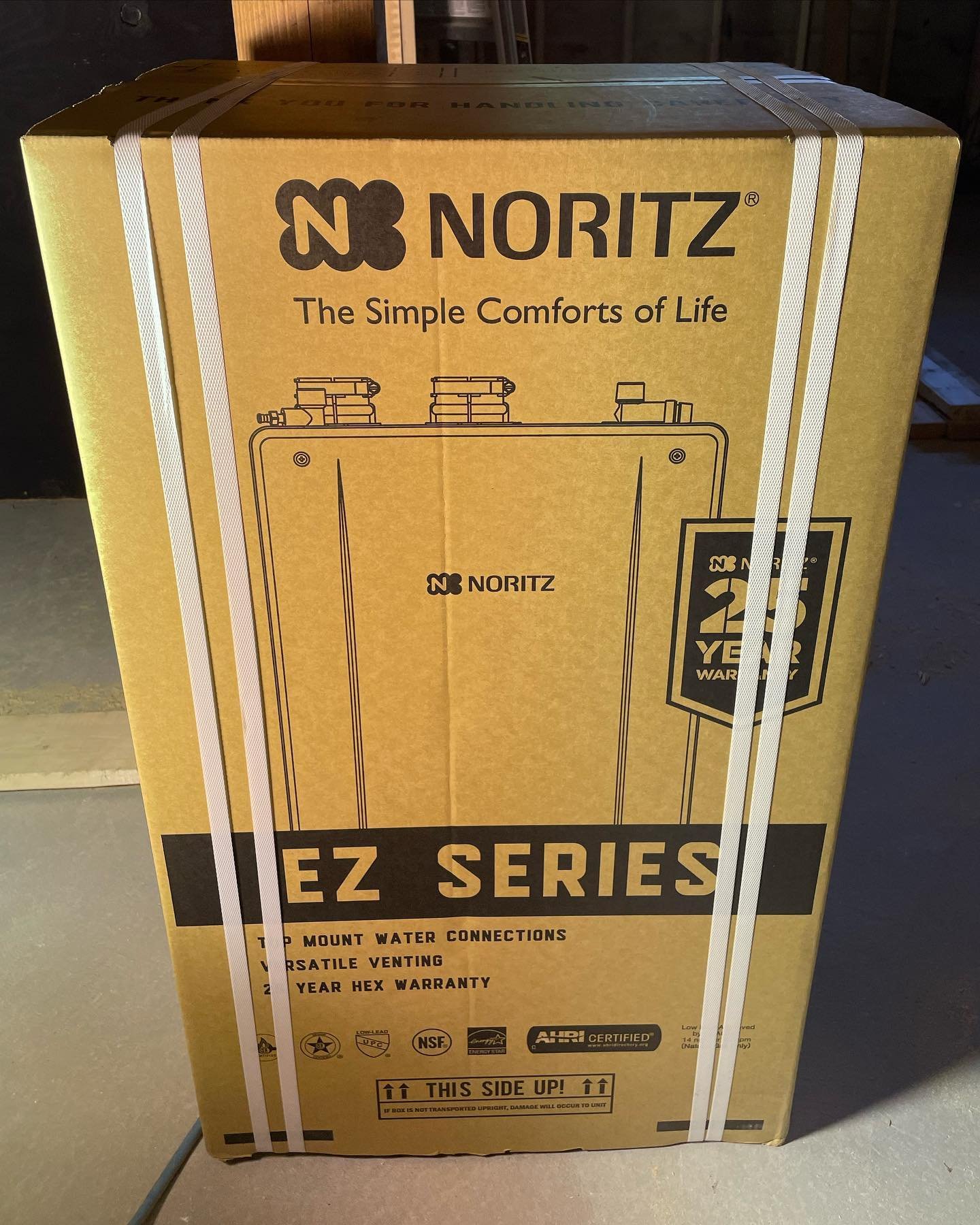 Noritz Ez Series with an RPK. A clean job site allows for clean installs!