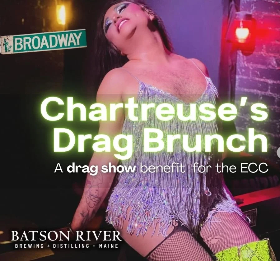 image for drag brunch at Batson River with picture of Chartreuse Money