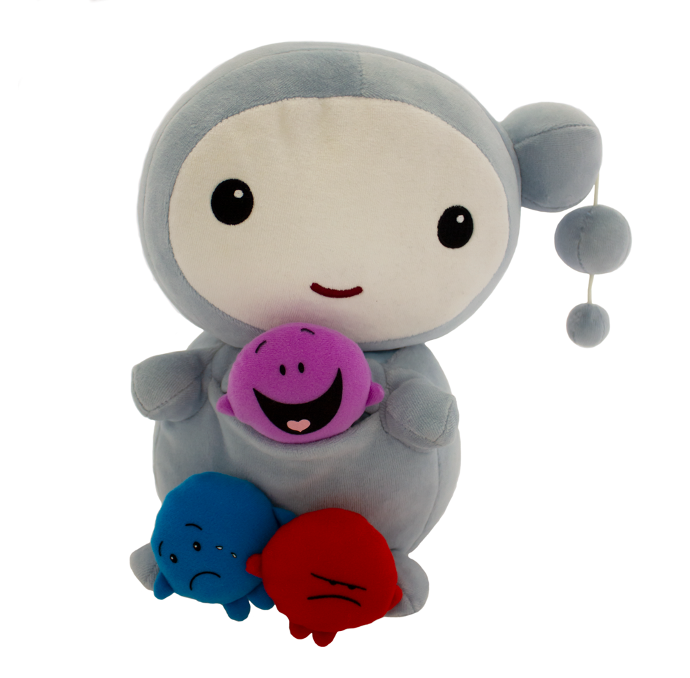 Cloud Kimochis plush toy and feelings pillows australia