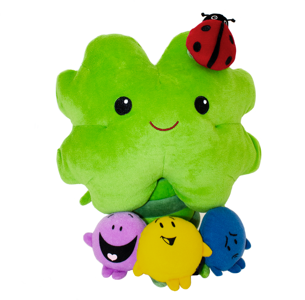 Clover Kimochis plush toy and feelings pillows australia