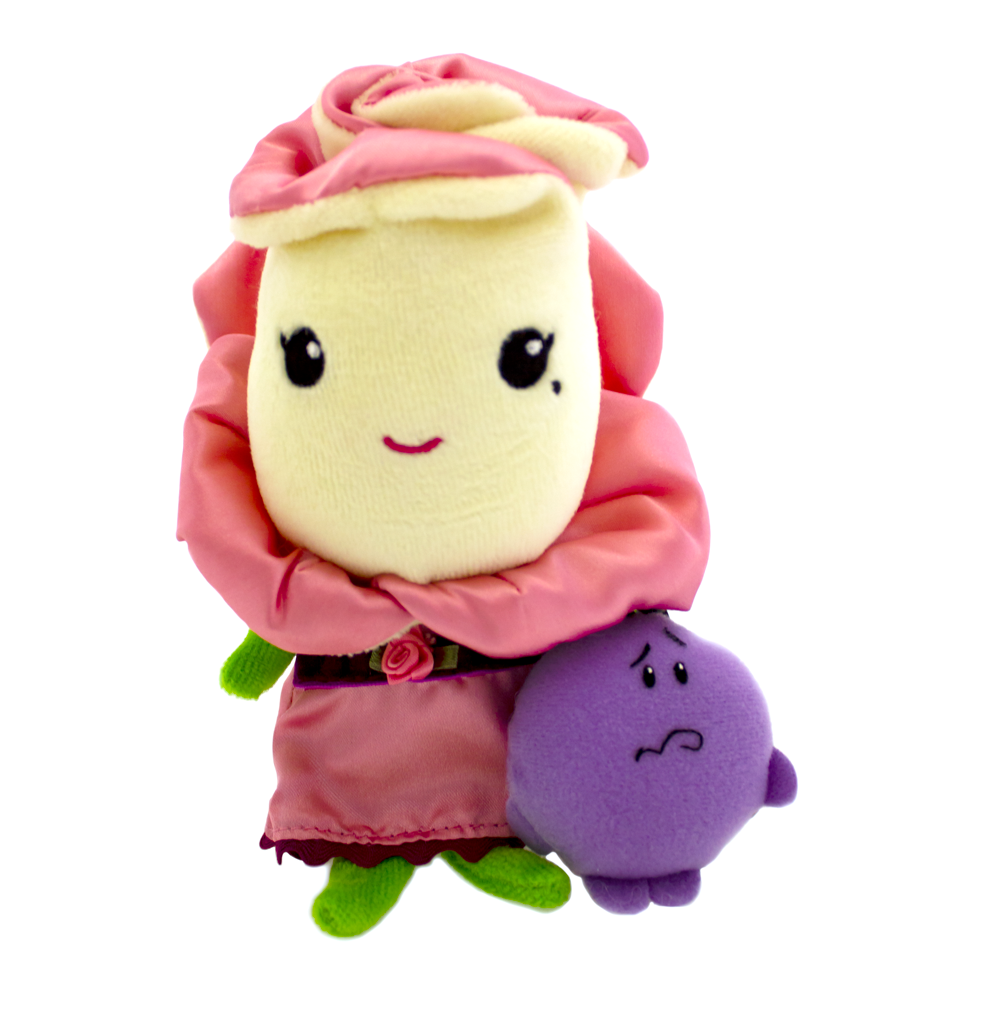 Mini Bella Rose Kimochis plush toy and feelings pillow australia