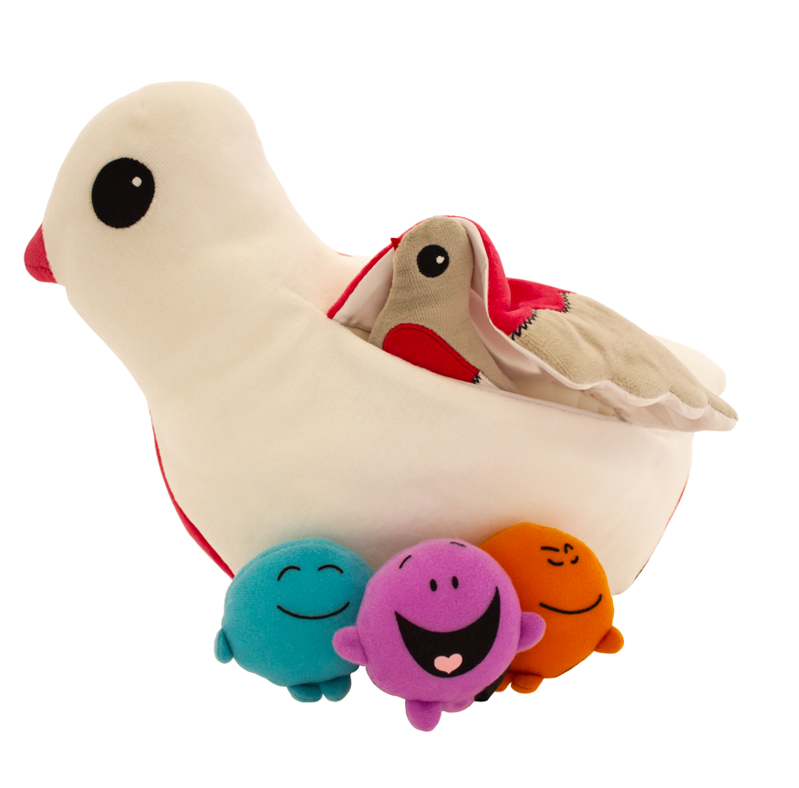 Lovey Dove Kimochis plush toy and feelings pillows australia