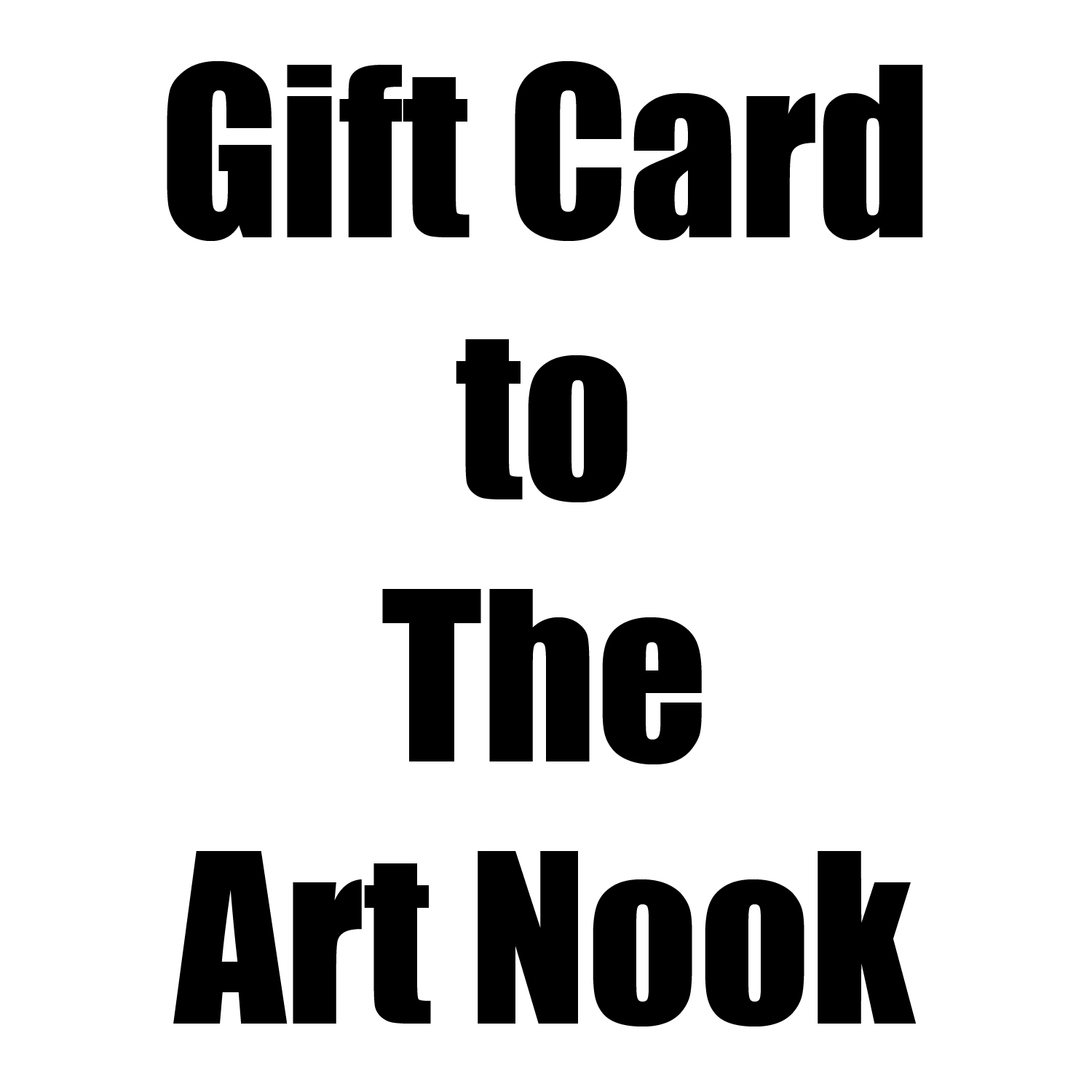 Gift Card - Values available from $25-$100