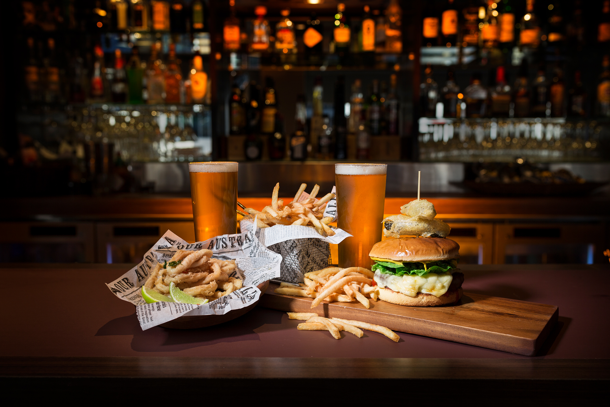 Happy Hour Burgers and Beers at First Edition Canberra