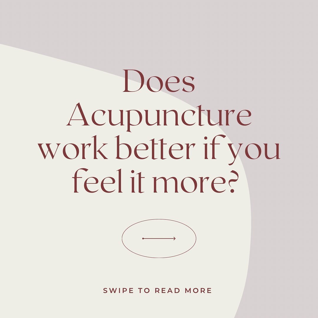 Do you need to feel more sensation when you get acupuncture in order for it to work better? What has your experience been?

#encinitas #carlsbad #solananbeach #delmar #cardiffbythesea #acupuncture #dryneedling