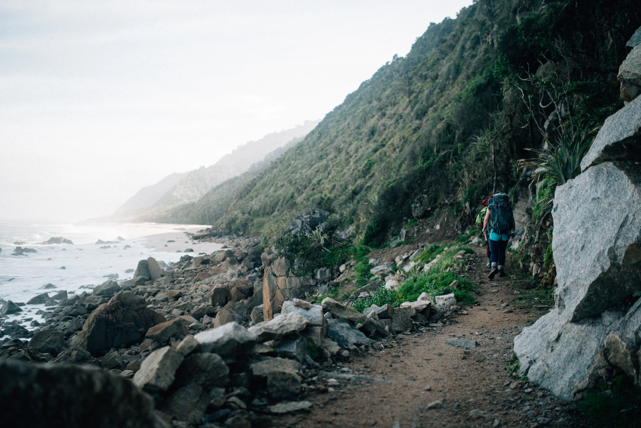This first leg is pretty easy walking really. Just weaving along the coast with the sea on the left and the mountains on right.