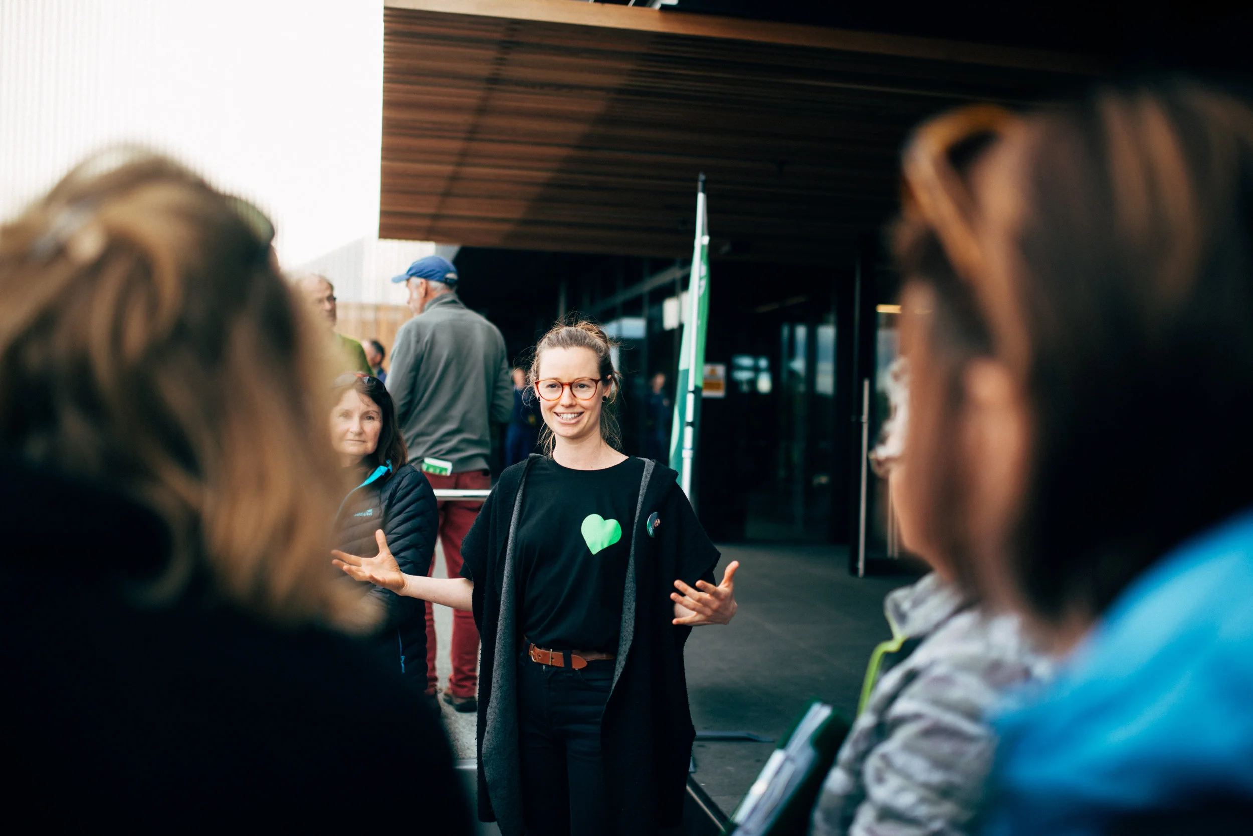 Getting amped for some sweet, sweet doorknocking