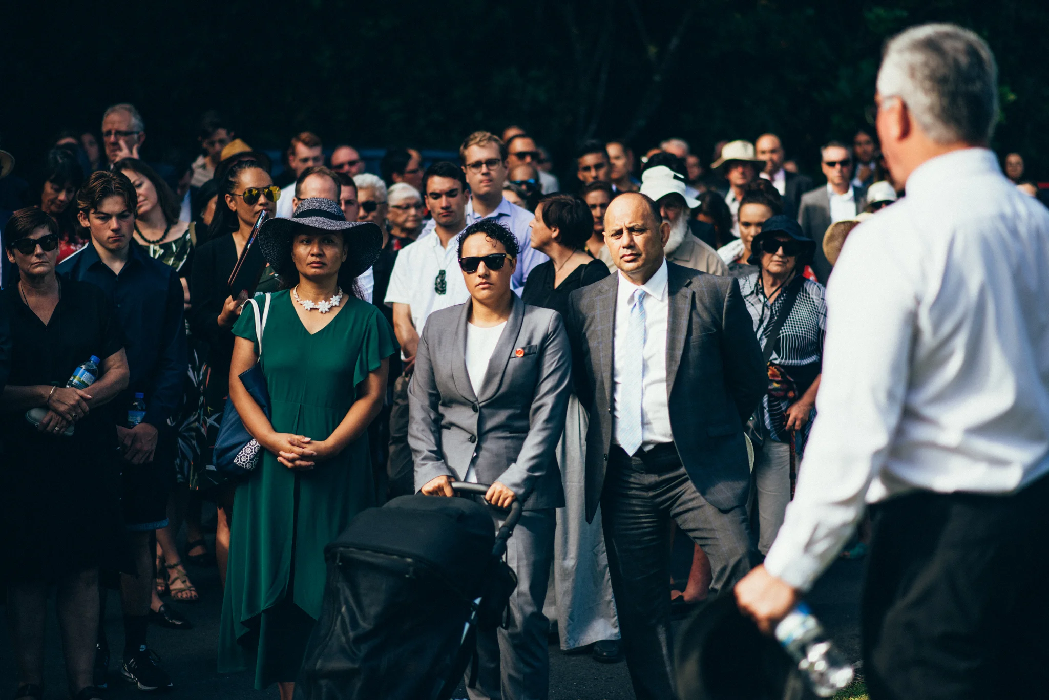 Kelvin Davis filled us in on the powhiri we'd be attending.