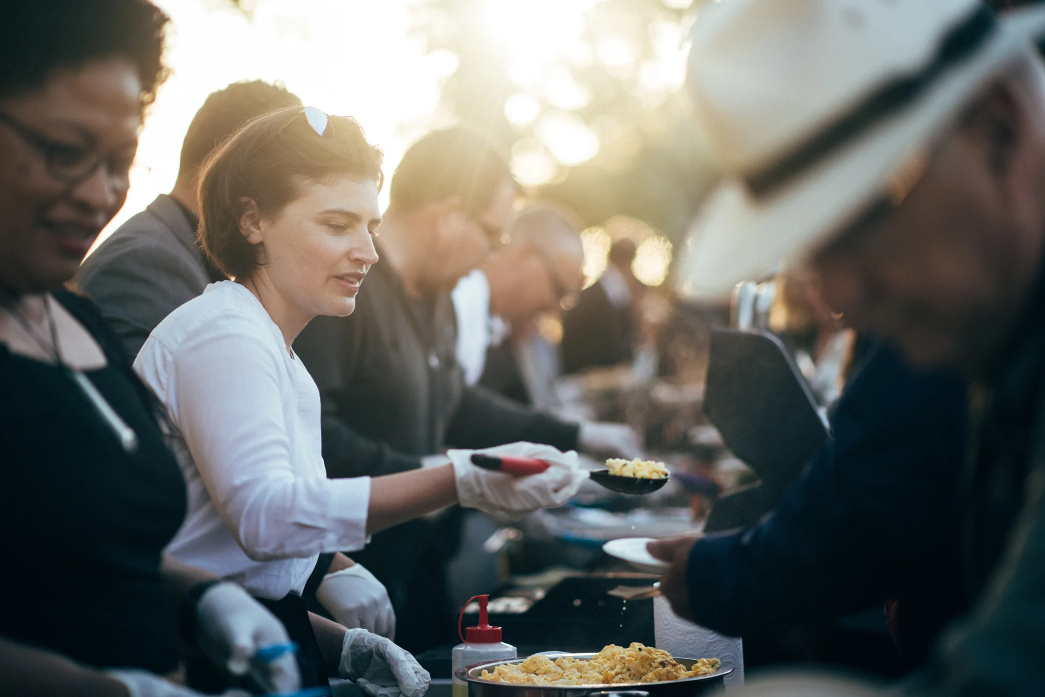 Chlöe was on egg duty.