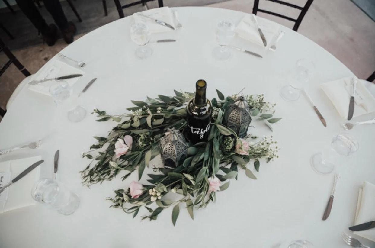 The Children's Table was Round because I wanted to differentiate their table from all others to make the Little Ones feel special.