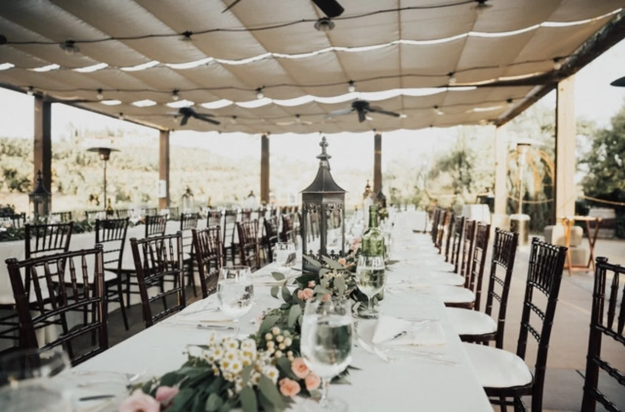 Stephanie and I wanted to make sure that the color scheme and the florals went well with the already existing landscape of the winery. I wanted to complement the venue by respecting what it already offered. Steph hit this out of the ballpark. 