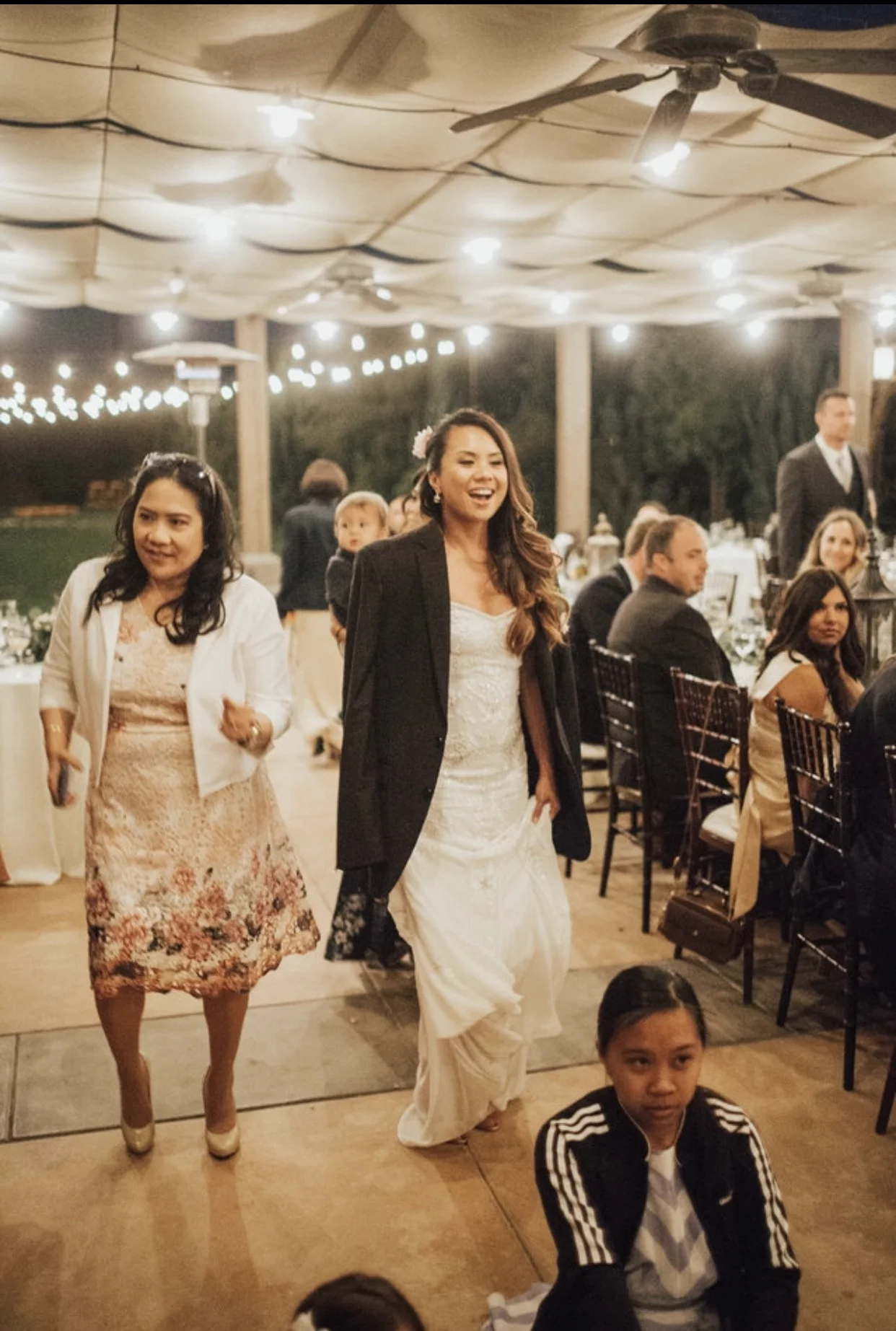 I didn't anticipate we needed a dance floor...but dancing all around!