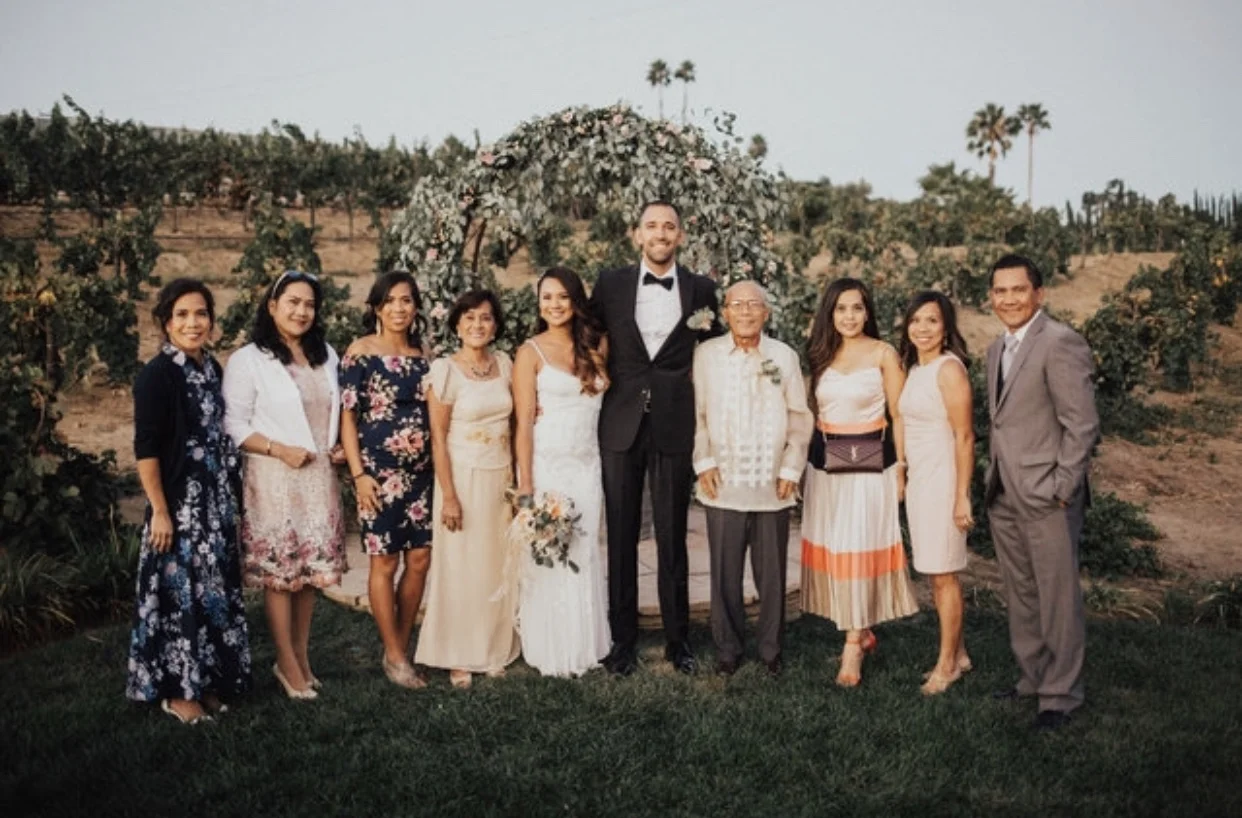 This wedding brought my 5 sisters, 1 brother, and both parents together for the first time in 30 years. That means getting them to come from the Philippines, Okinawa (Japan), Hawaii, and all over California. Cheers to that!