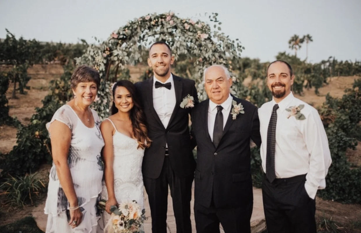 I cannot tell you how grateful and honored I am to have married into such a wonderful family with wonderful people. 