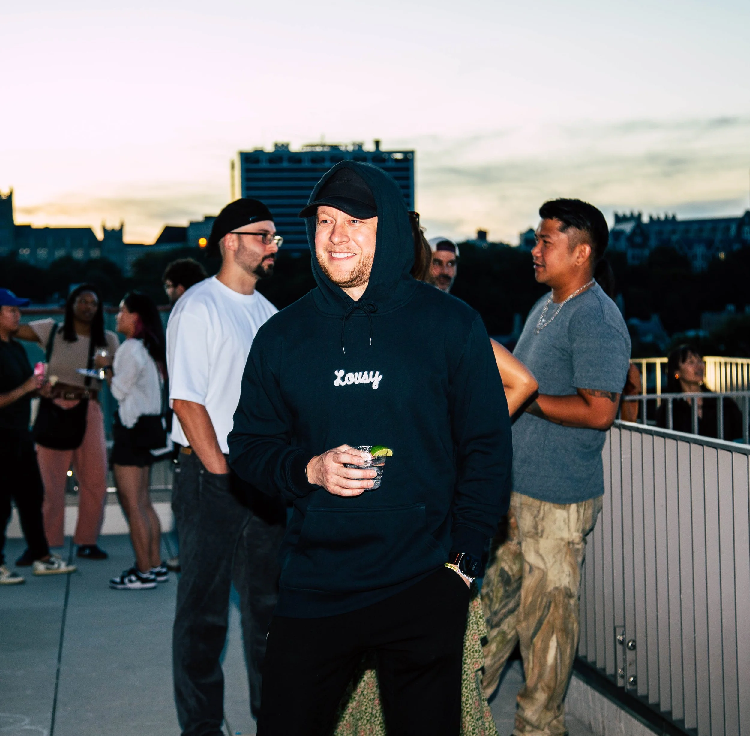 Black "Damien" Hoodie