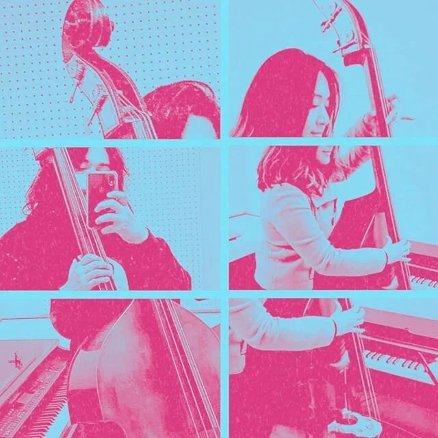 Mimicking eachother on a daily bassist 🙀