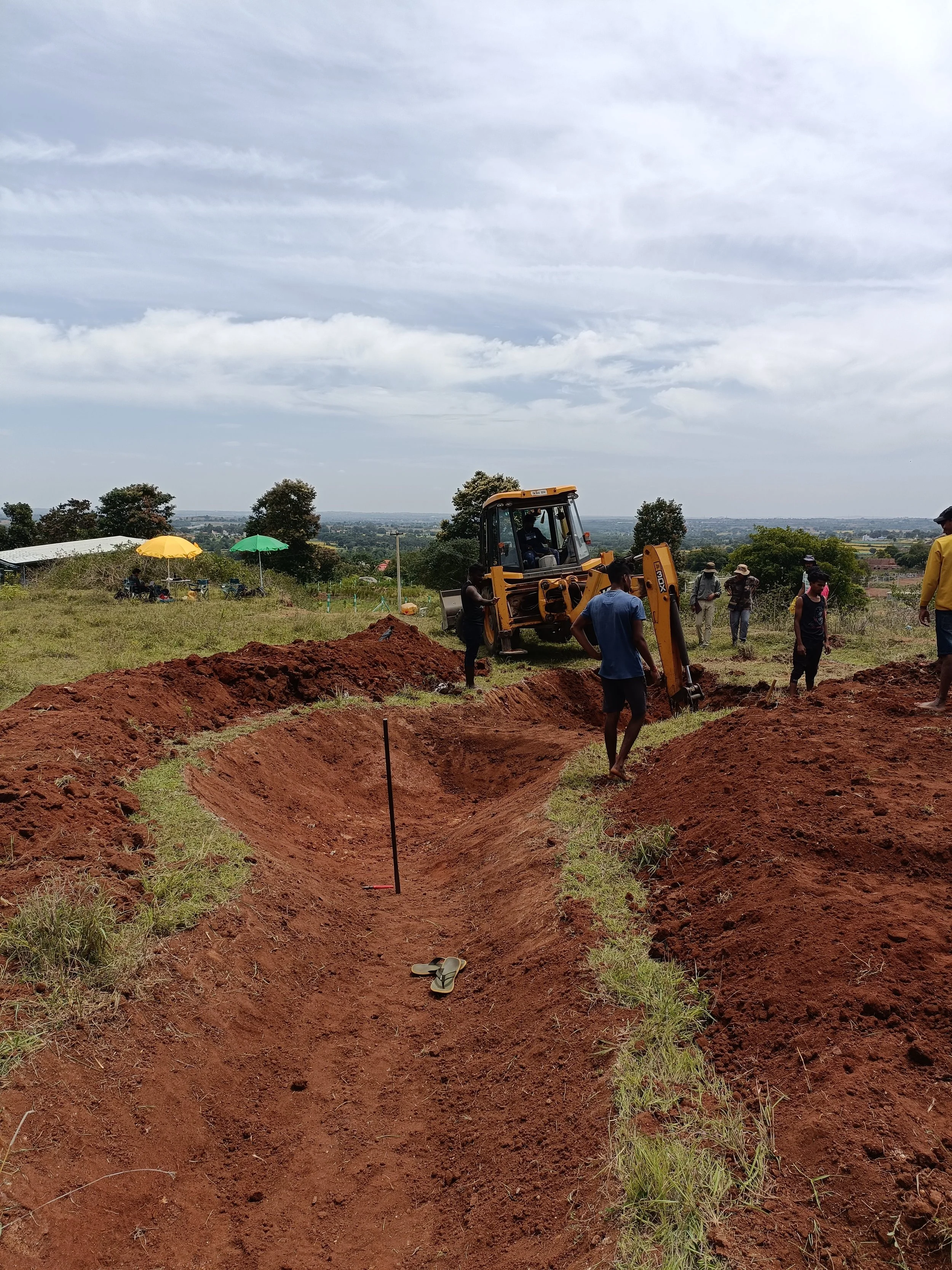 Pond digging and finishing
