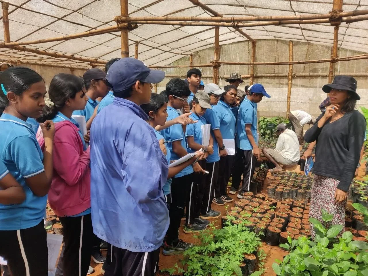 🌱 Native Nursery Experience 🌱

We're happy to host small groups of people interested in learning more about the native vegetation of the Deccan and wanting to take part in the hands-on operations of a nursery ranging from seed collection, sowing, t