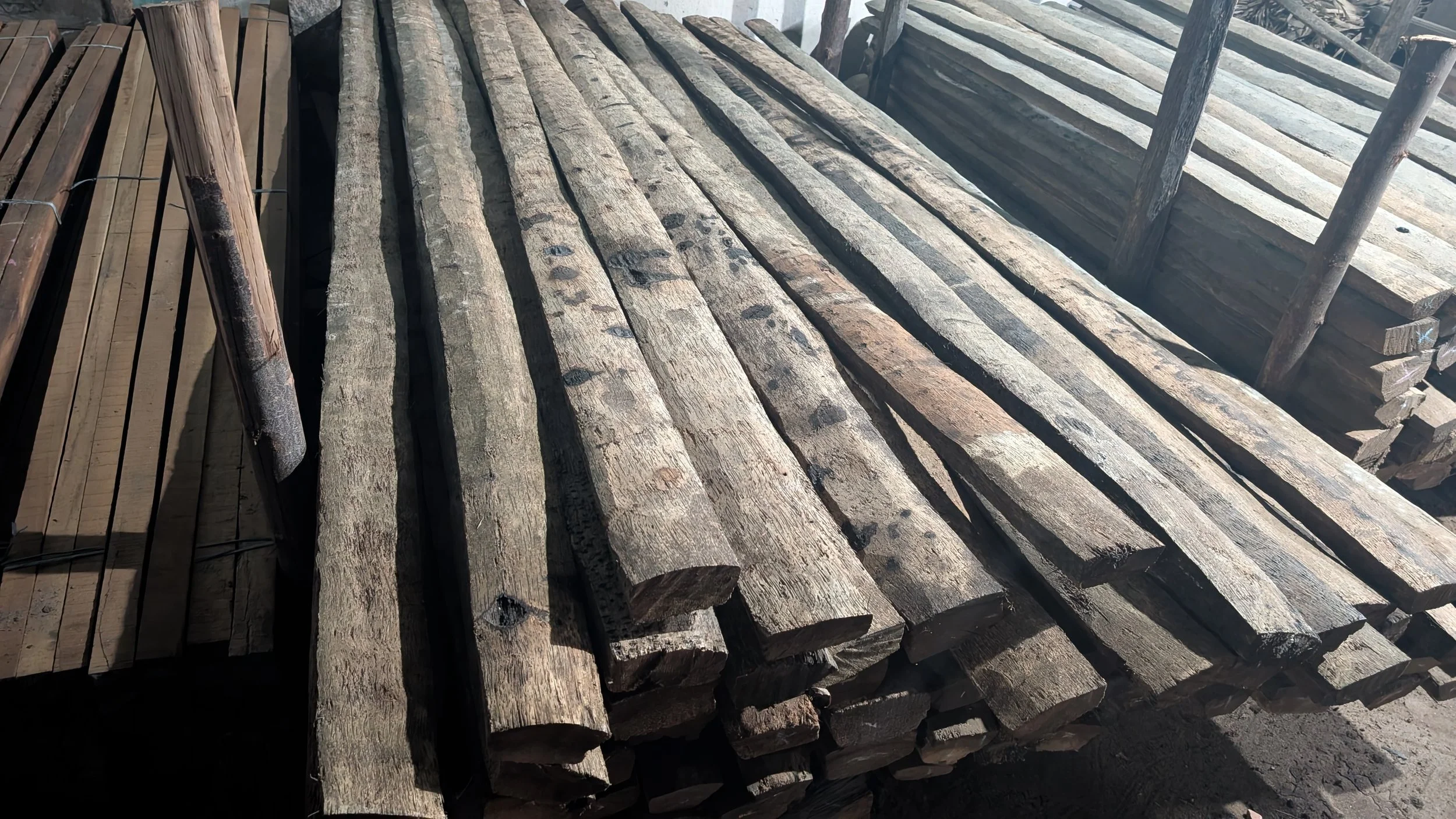 Visit 1 - Material selection for gazebo