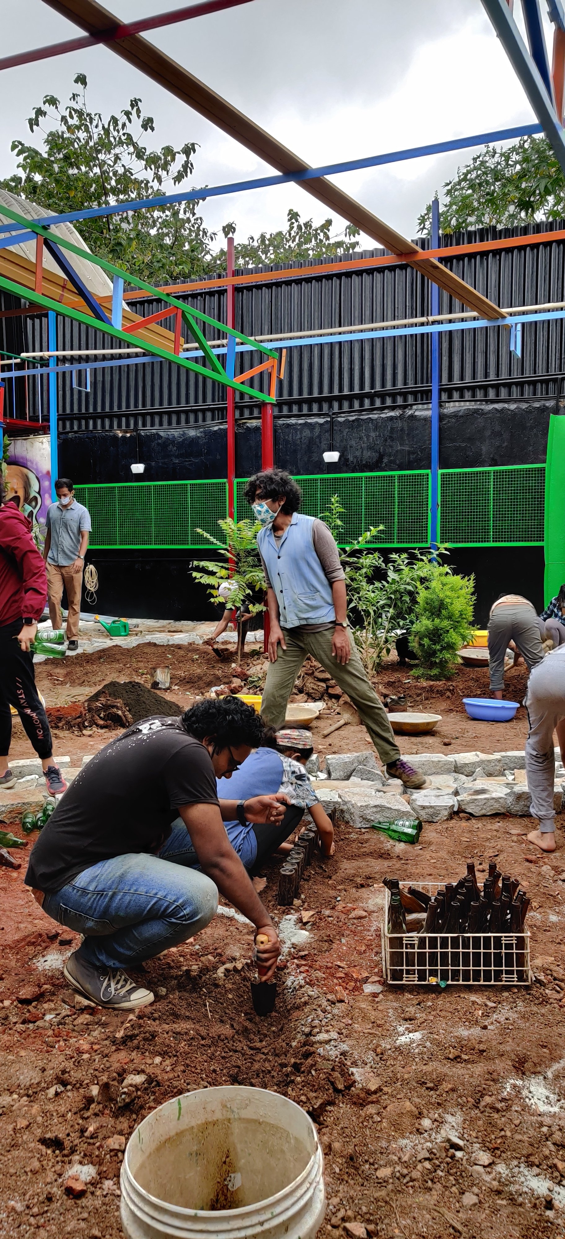 Building garden beds