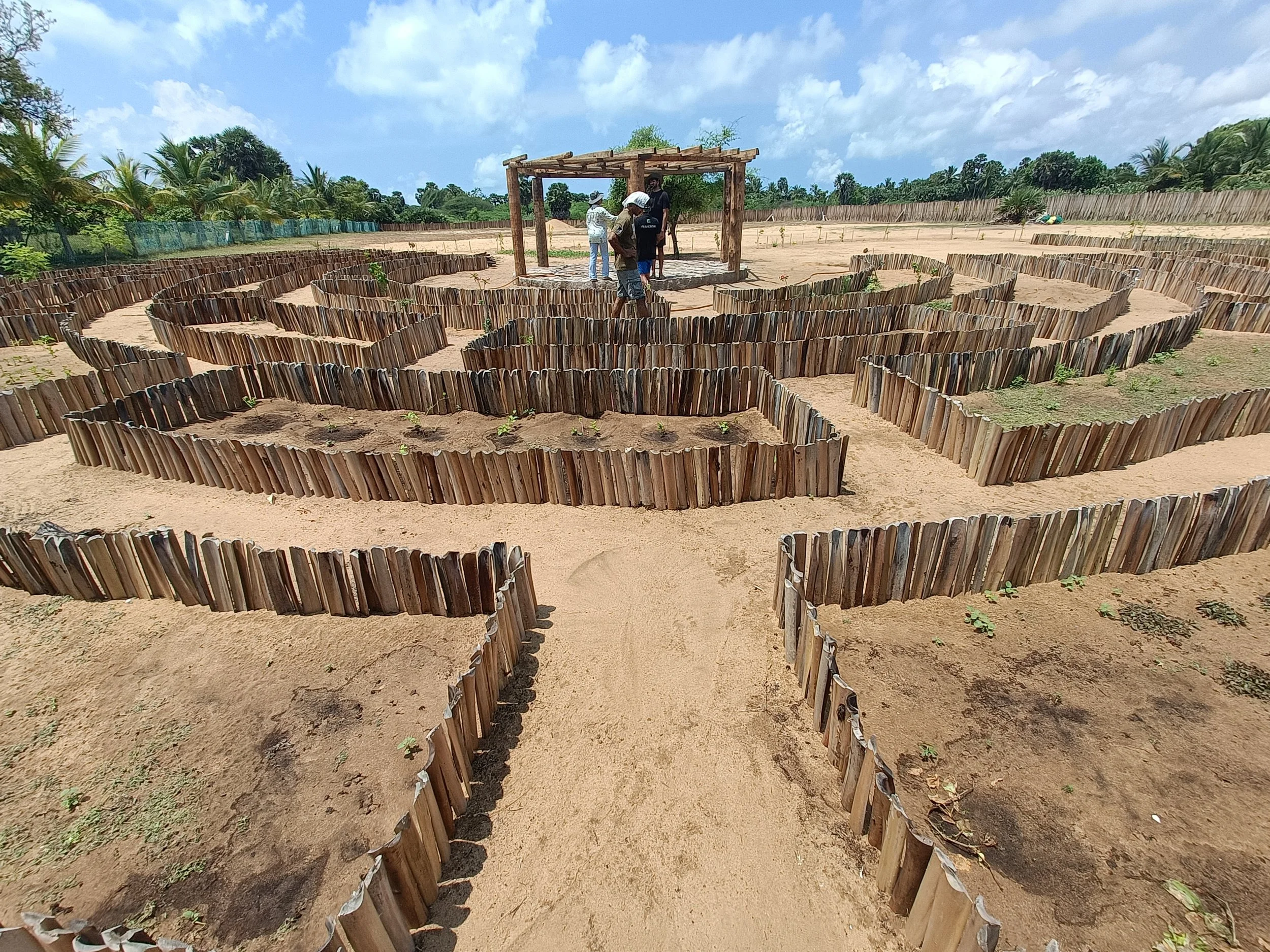 Visit 2 - Gazebo and mandala garden