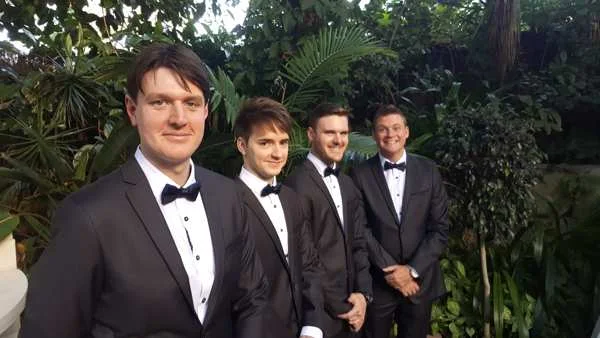 Need a wedding celebrant who can get the groom and his boys in line?