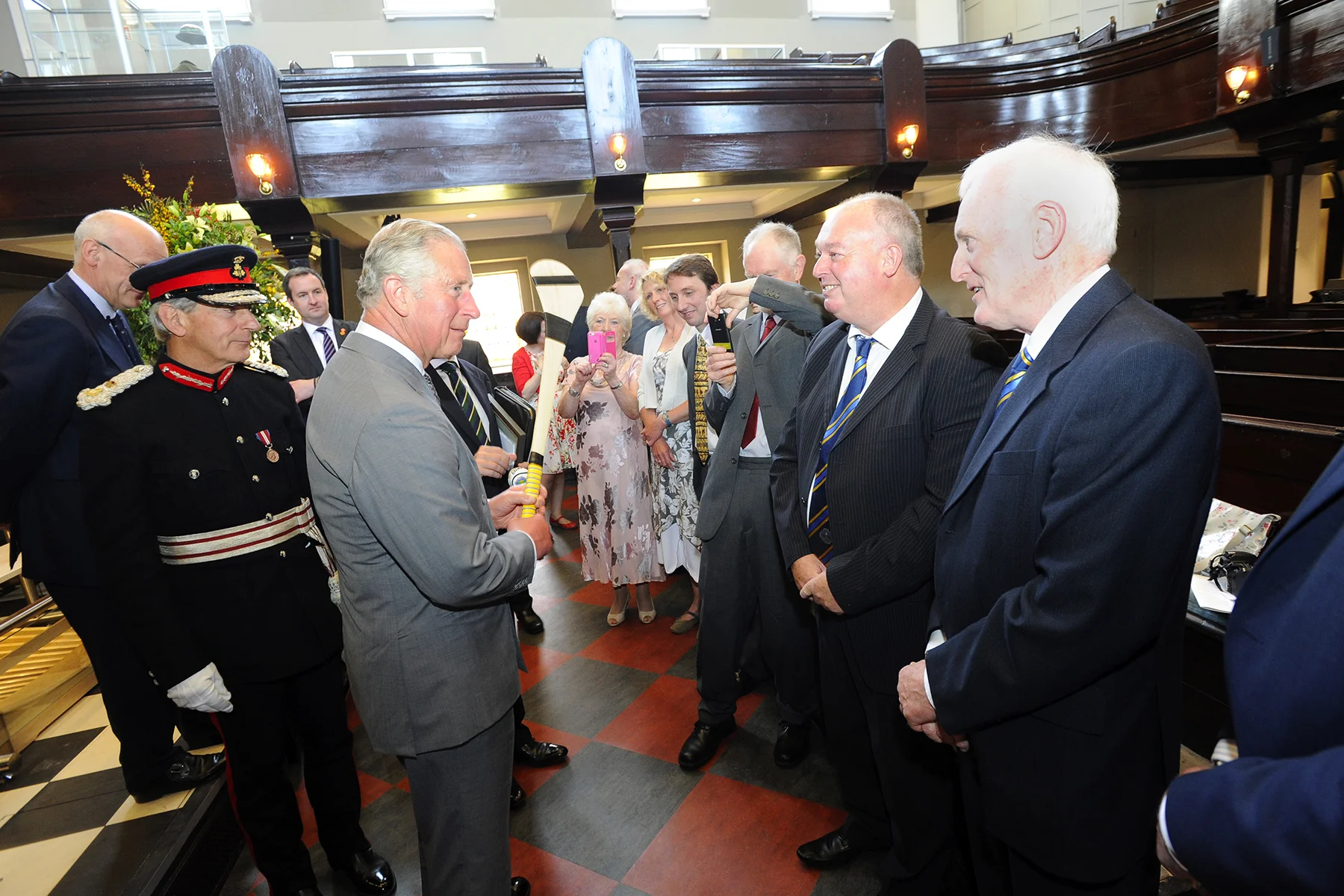Prince Charles Presented with Hurl.jpg