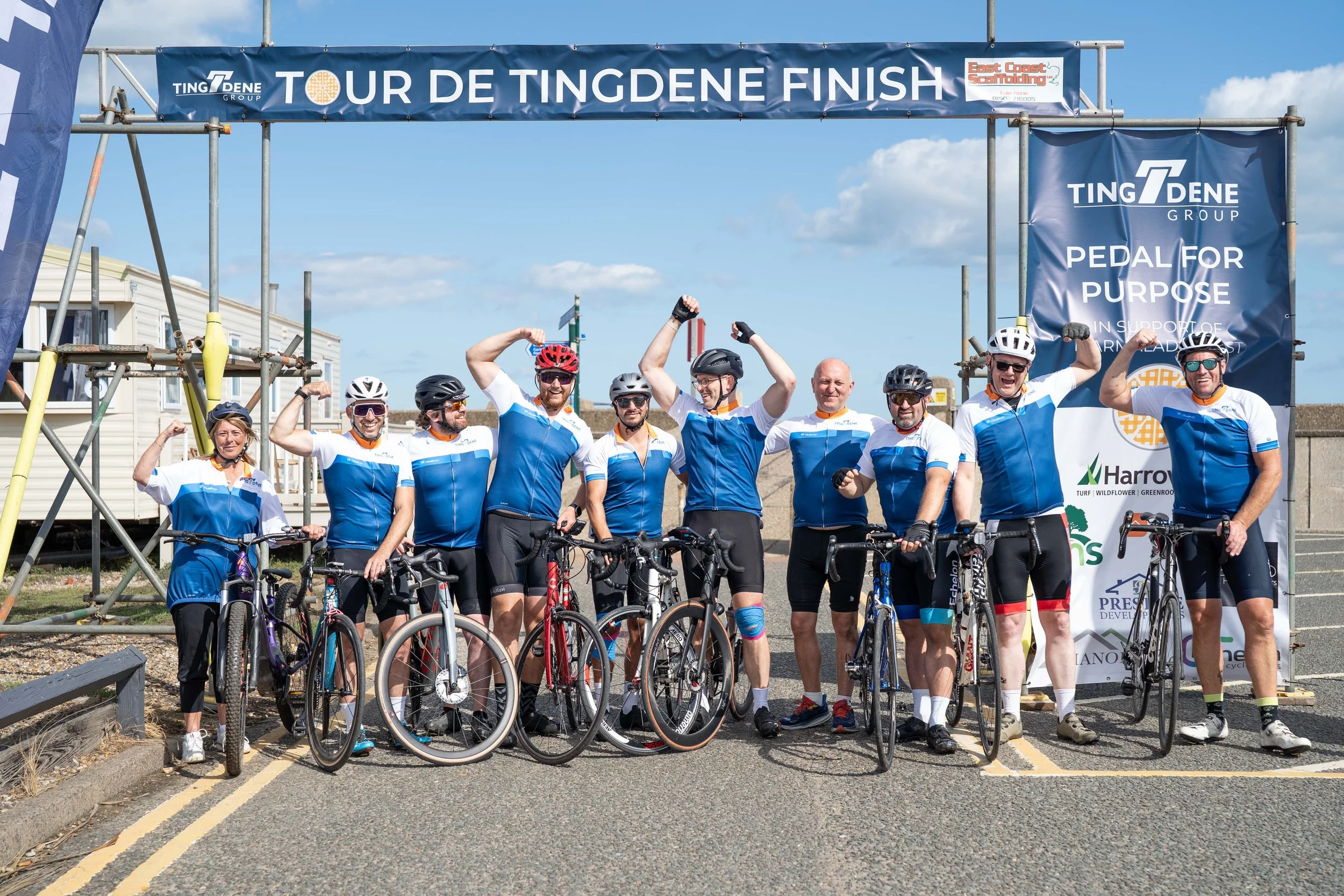 Tour de Tingdene covers 250 miles and raises £18,044 